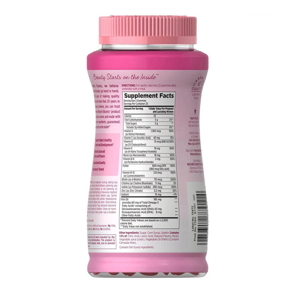 Nature's Bounty Essential Prenatal Gummy Vitamins