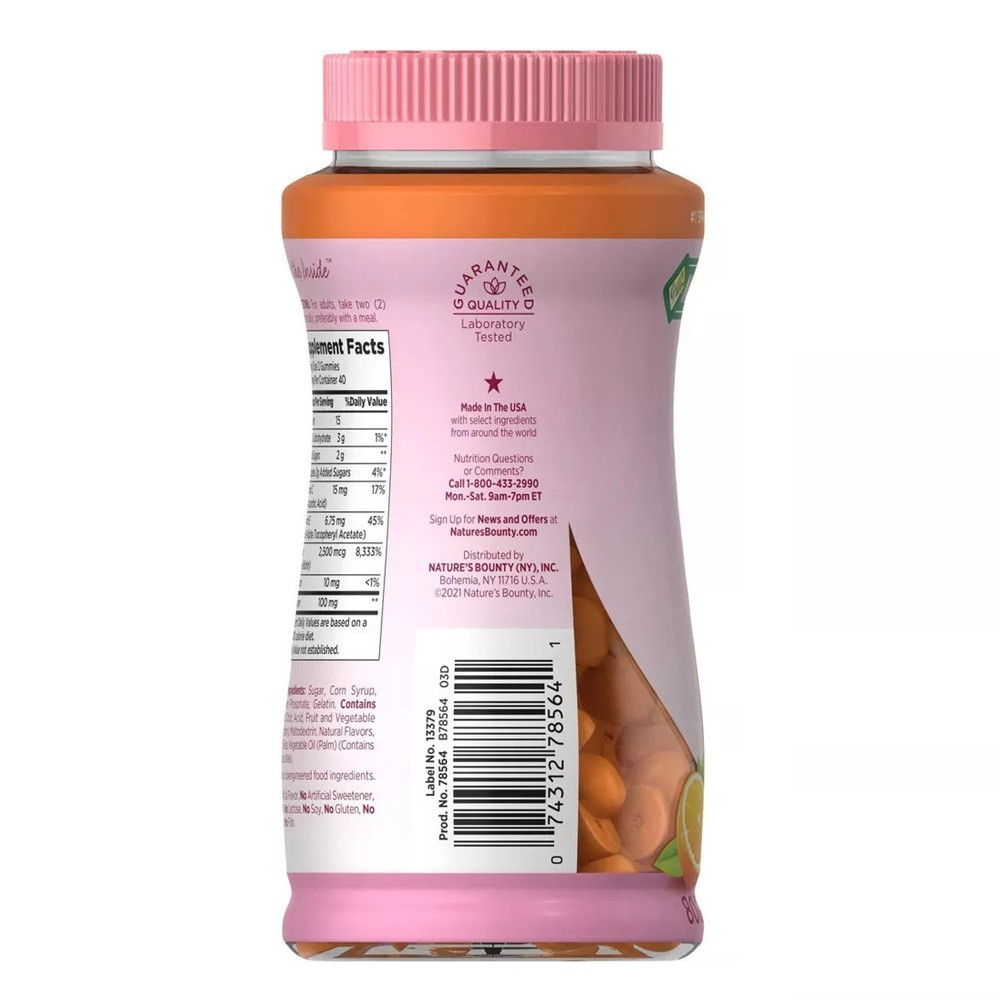 Nature's Bounty Hair, Skin & Nails Gummies with Collagen