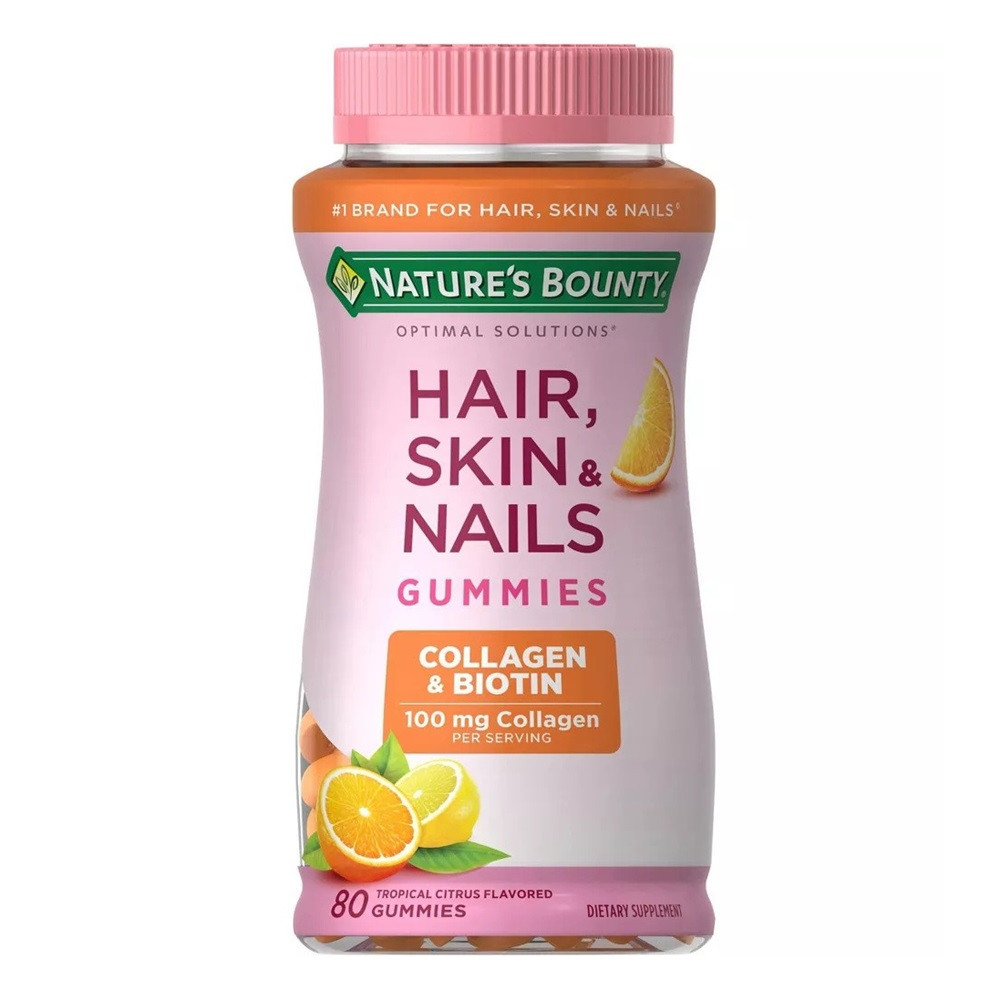 Nature's Bounty Hair, Skin & Nails Gummies with Collagen