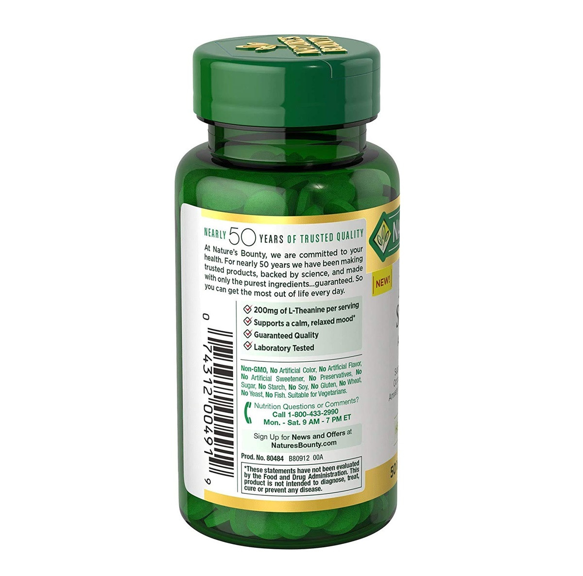 Nature’s Bounty Anxiety & Stress Relief Supplement, Ashwagandha KSM-66