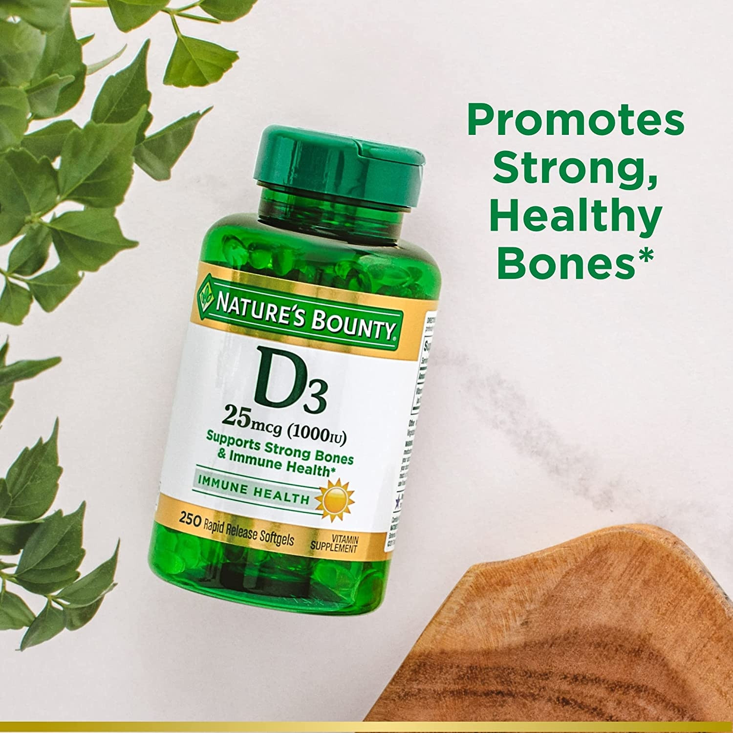 Nature's Bounty D3, 1000 IU, 250 Softgels