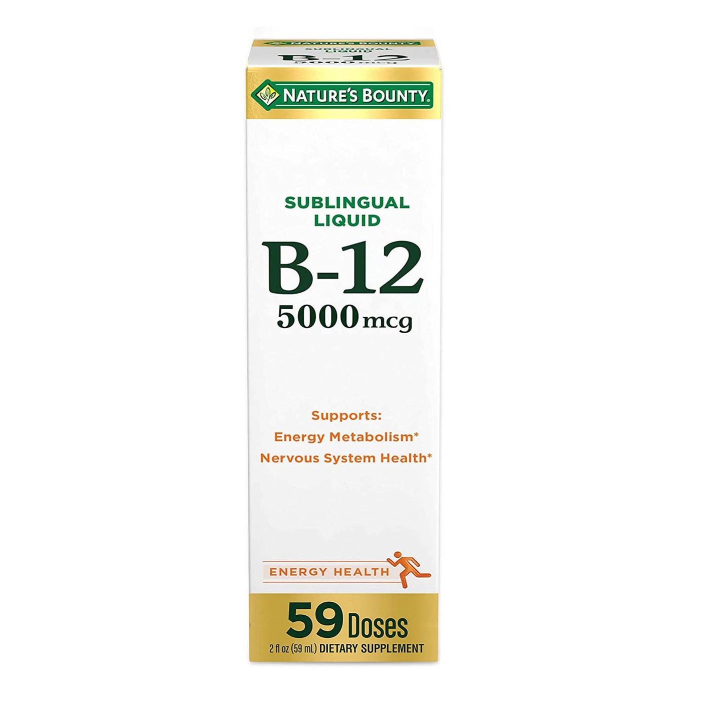 Nature's Bounty Vitamin B-12 5000mcg Sublingual Liquid