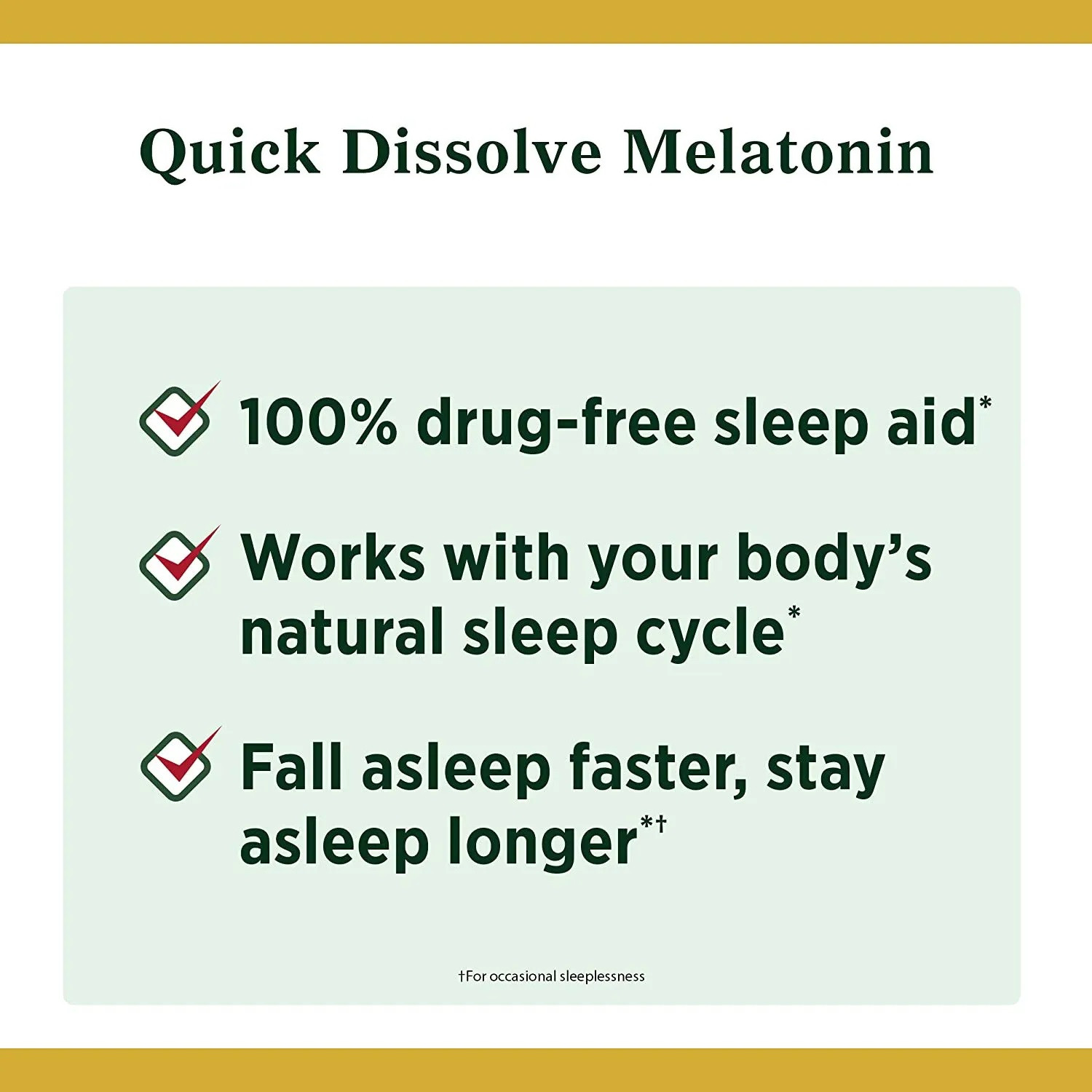 Nature's Bounty Quick Dissolve Melatonin