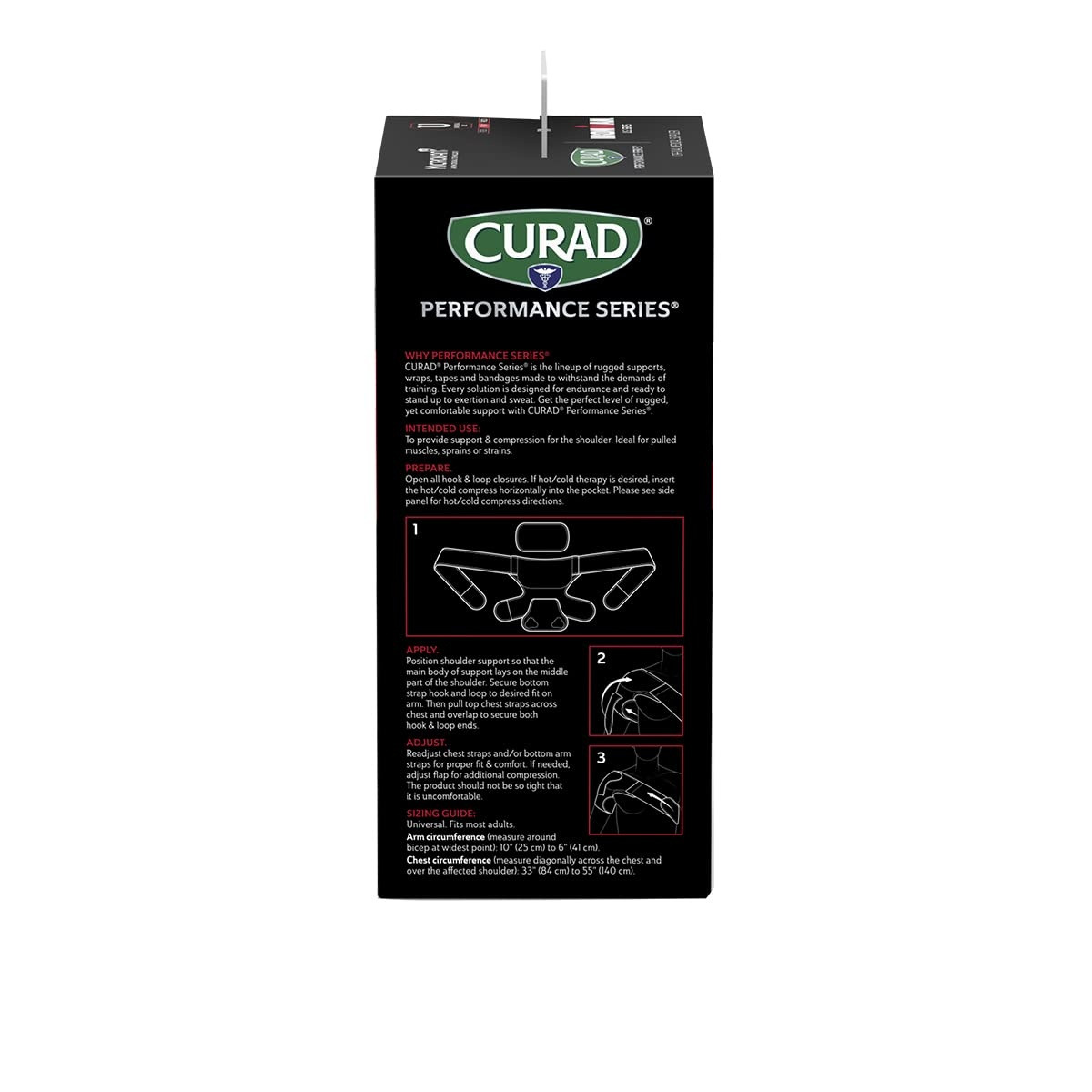 Curad Performance Series Ironman Infrared Shoulder Support Hot/Cold Therapy