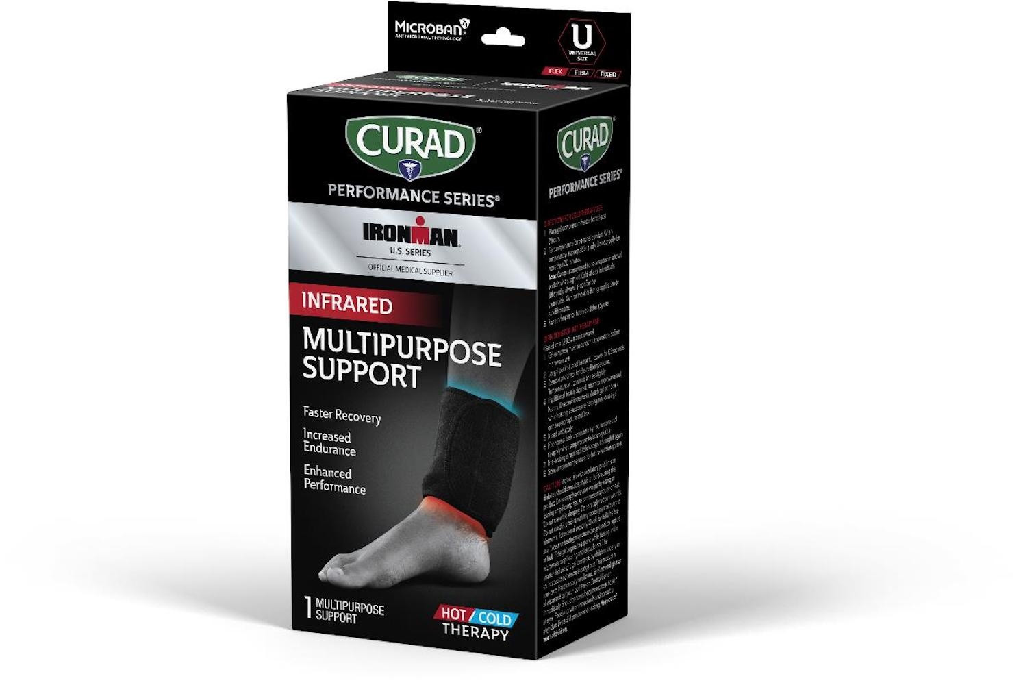 Curad Performance Series Ironman Infrared Multipurpose Support Hot/Cold Therapy