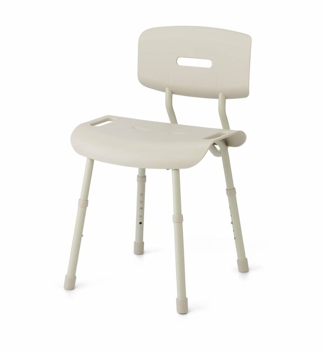 Medline Martha Stewart Euro-Style Shower Chair with Back and Microban