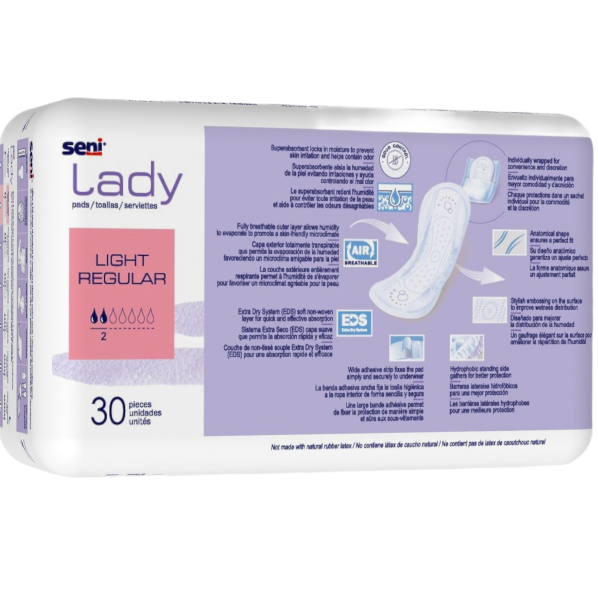 Seni Lady Light Pads, Regular