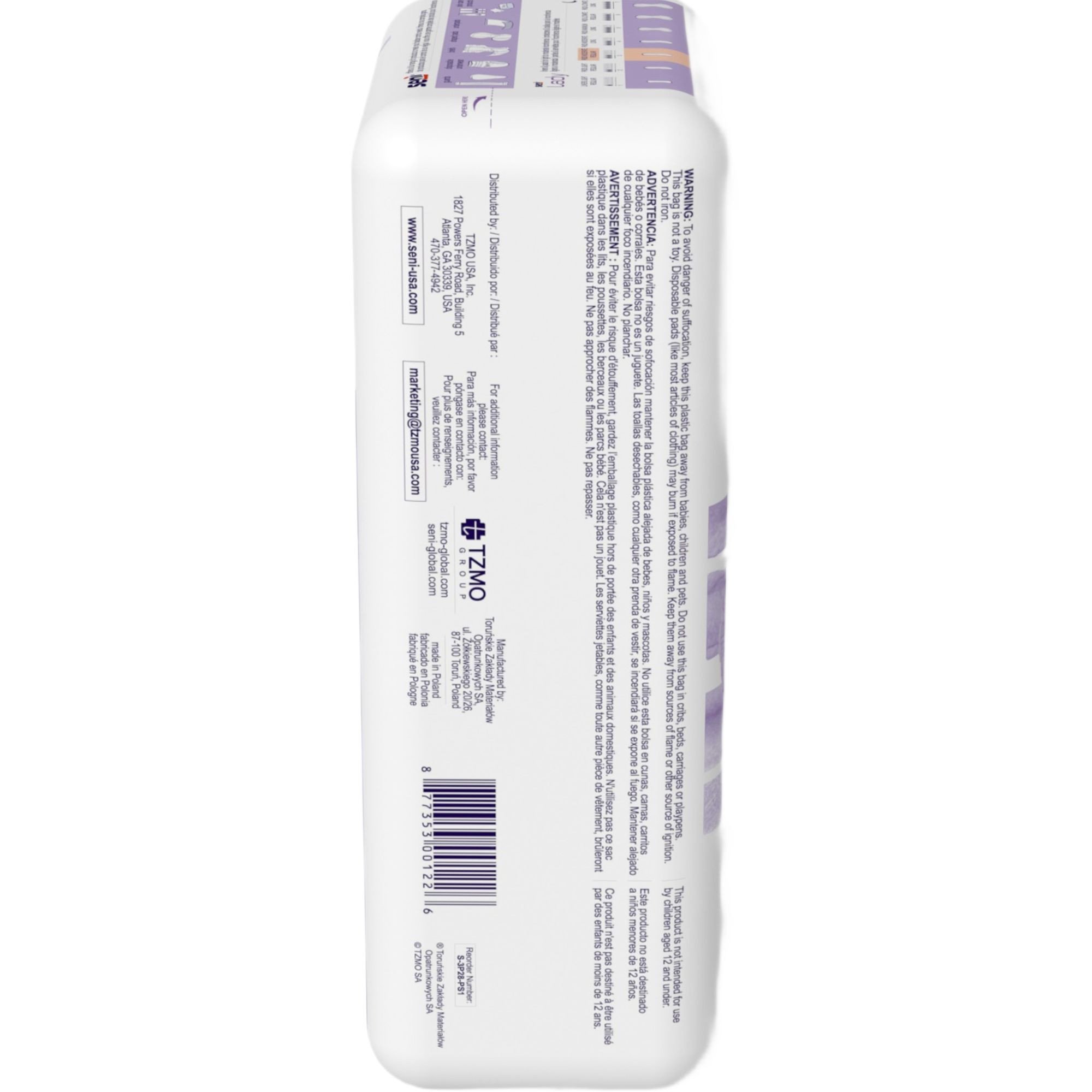 Seni Lady Moderate Pads, Regular & Long