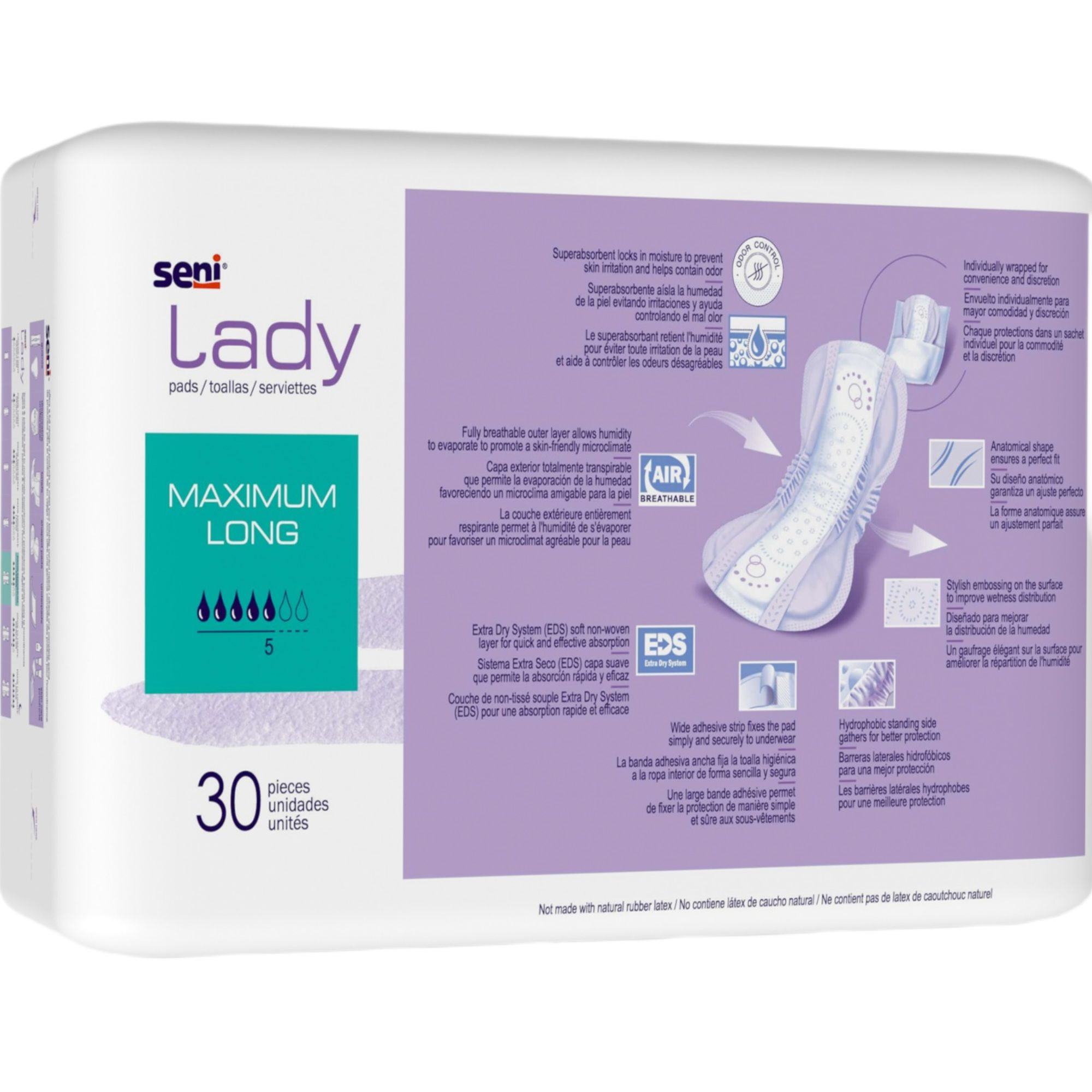 Seni Lady Maximum Pads, Long