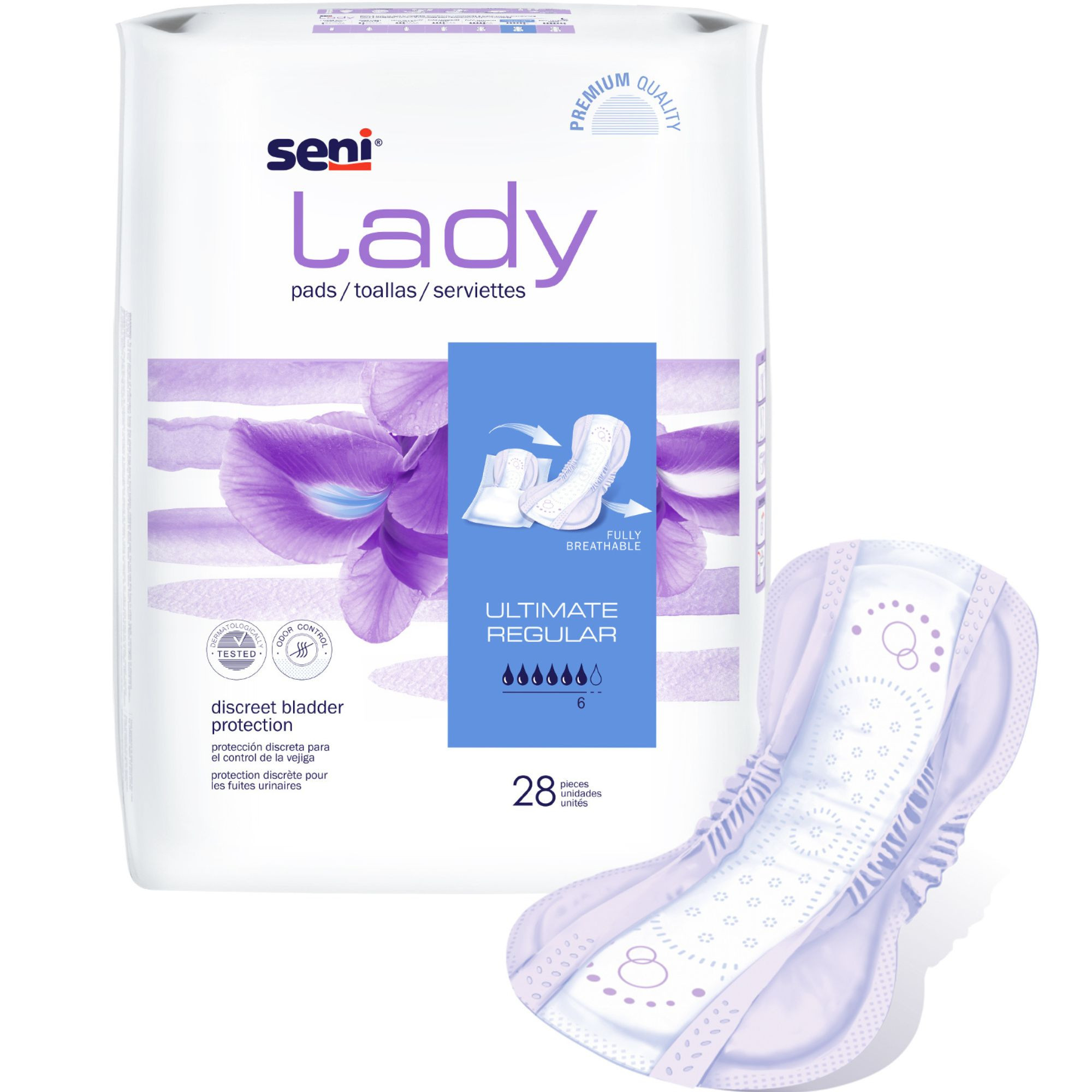 Seni Lady Ultimate Pads, Regular & Long