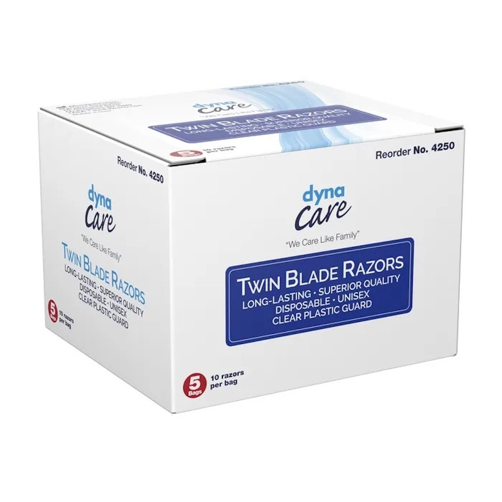 Dynarex dynaCare Twin Blade Disposable Razor