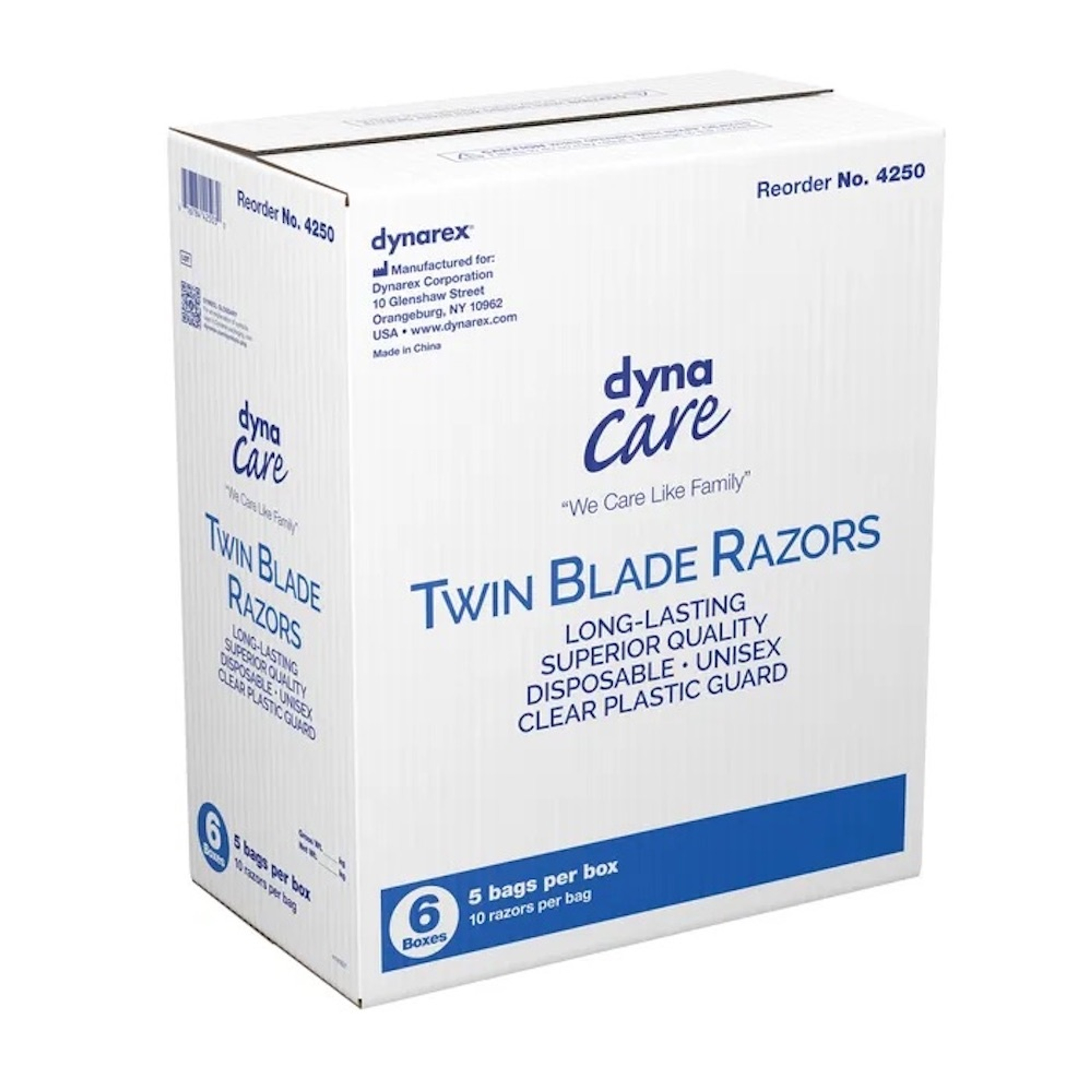 Dynarex dynaCare Twin Blade Disposable Razor