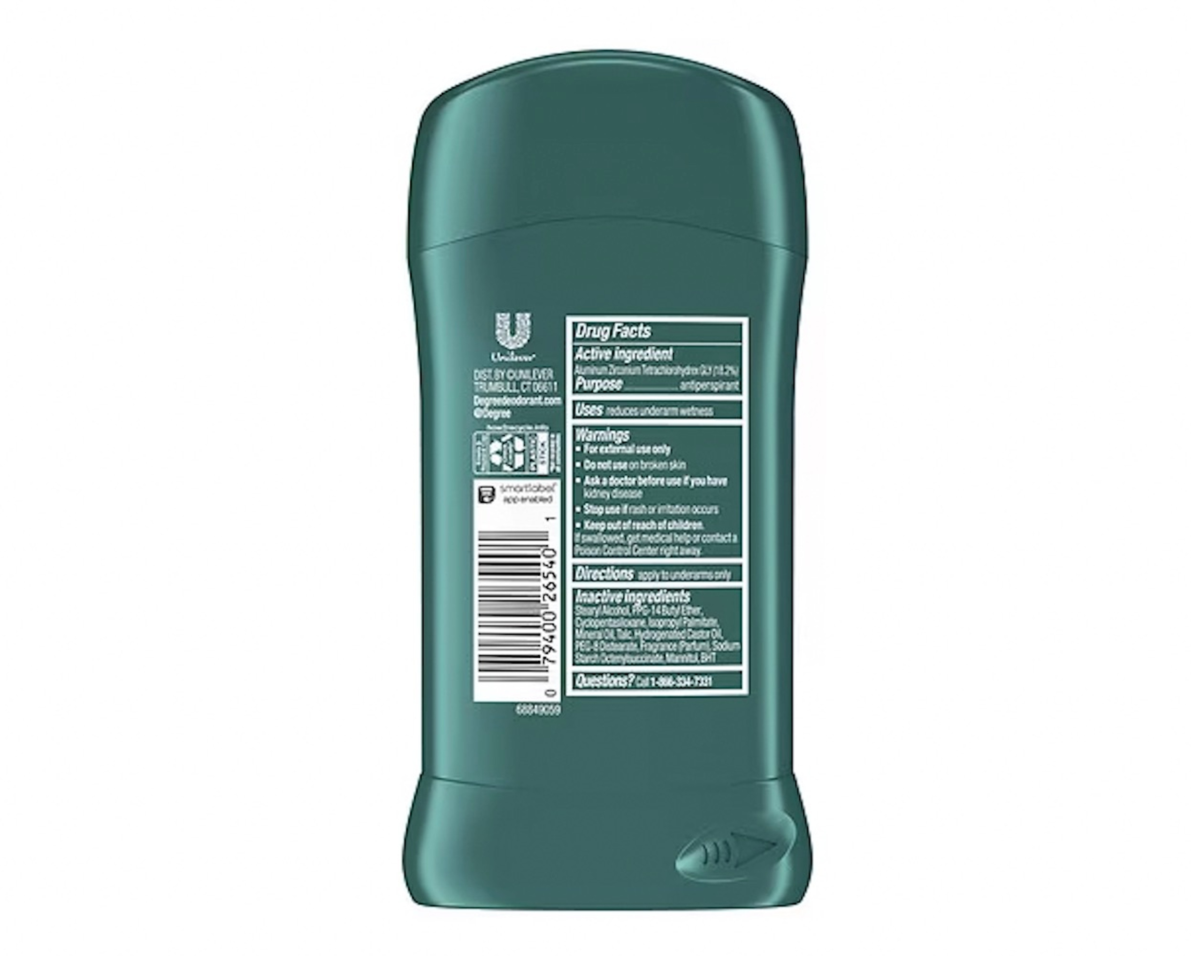 Degree Men Invisible Stick Antiperspirant Deodorant, Cool Rush Scent