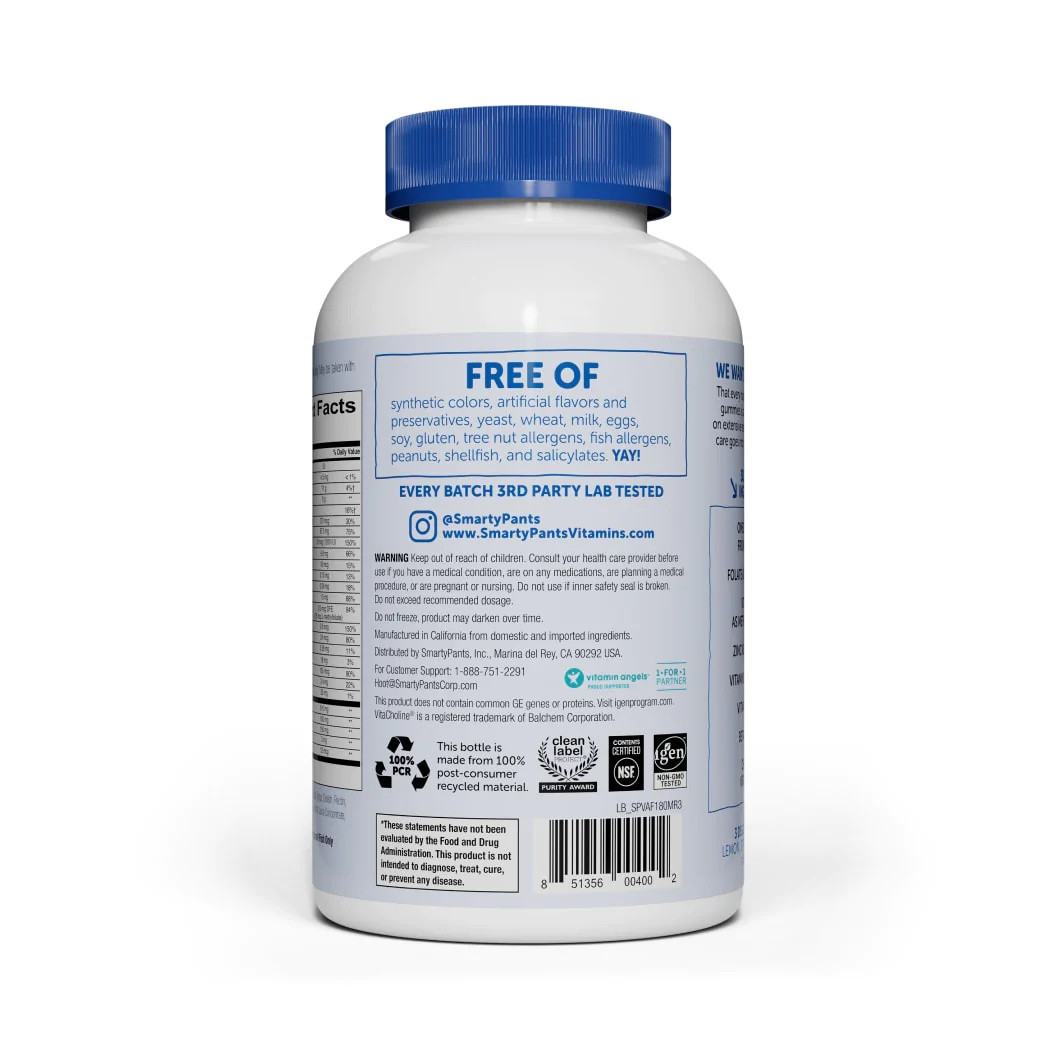 SmartyPants Adult Formula Multivitamin