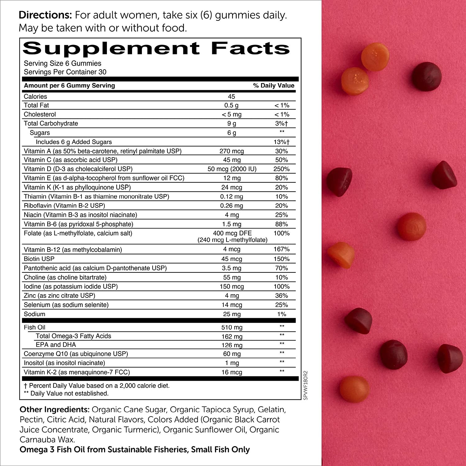 SmartyPants Women's Formula Multivitamin