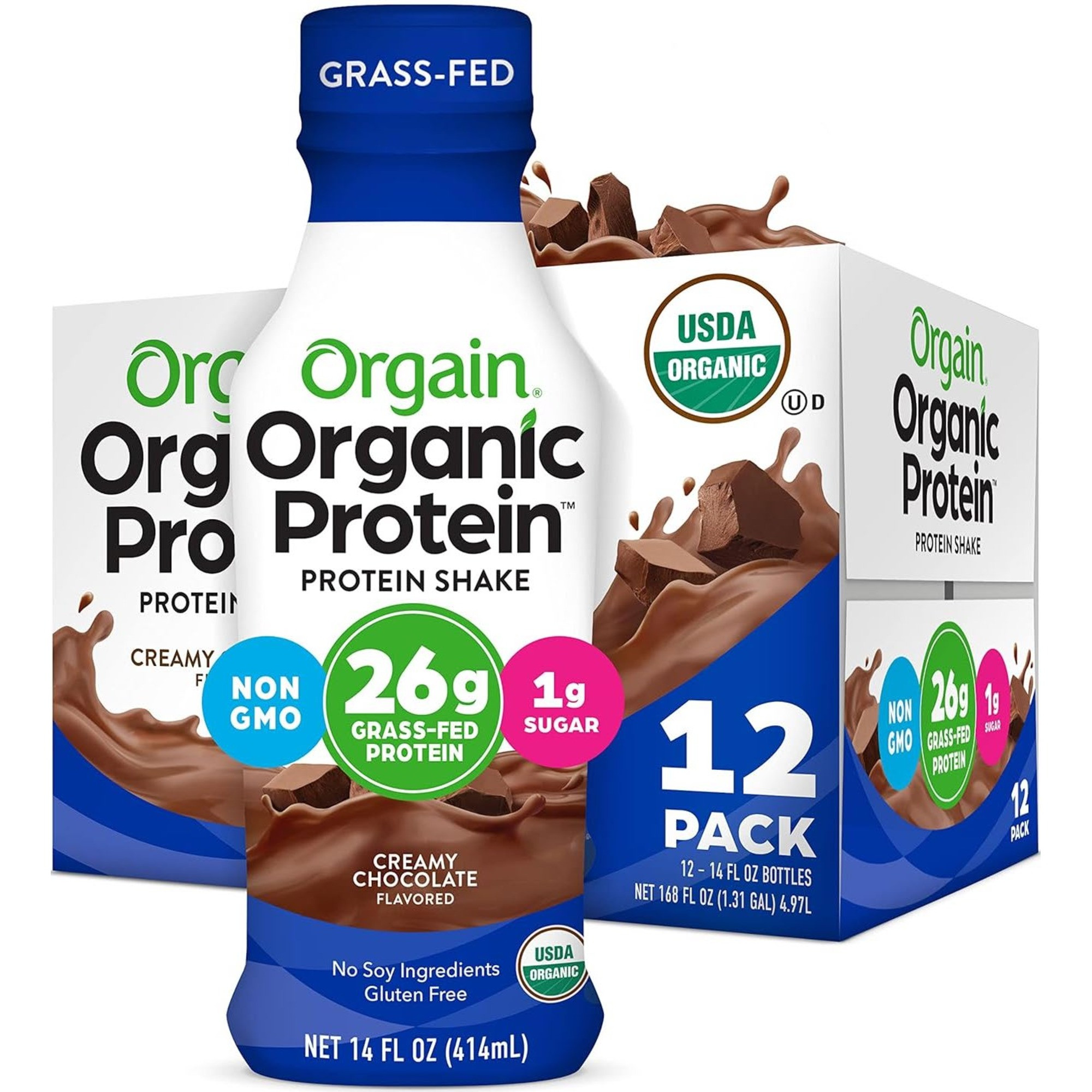 Orgain Organic Grass Fed Protein Shake