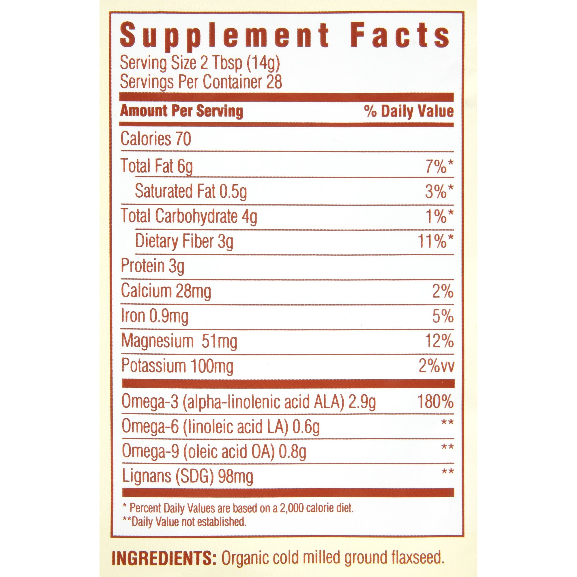 Spectrum Essentials Organic Ground Premium Flaxseed