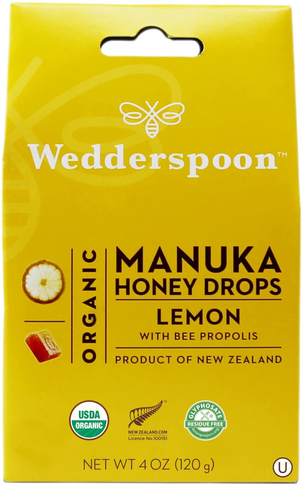 Wedderspoon Organic Manuka Honey Drops