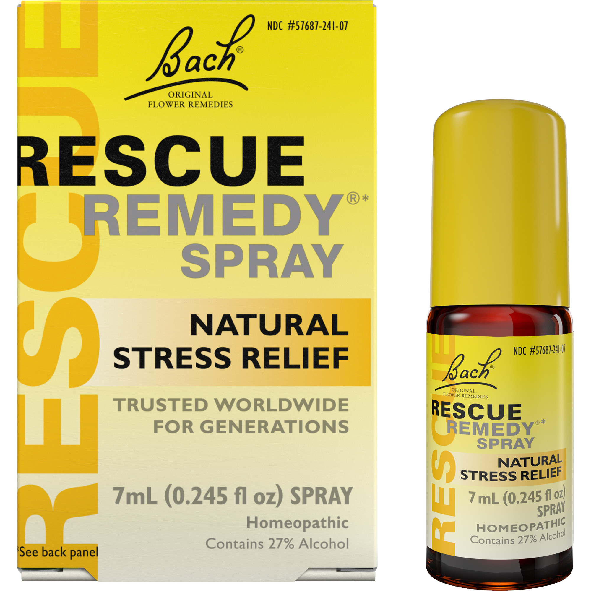 Bach Rescue Remedy Spray for Natural Stress Relief