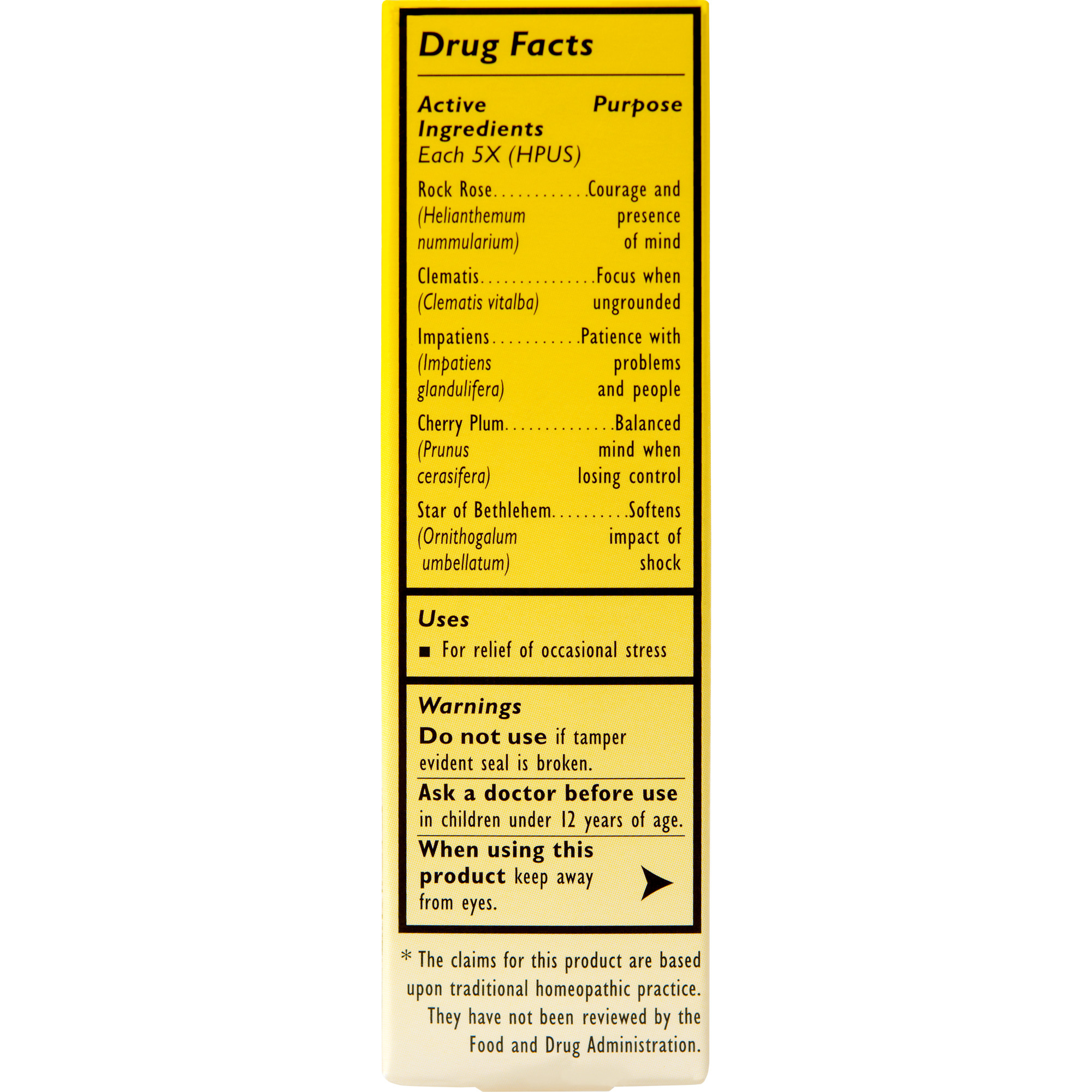 Bach Rescue Remedy Dropper