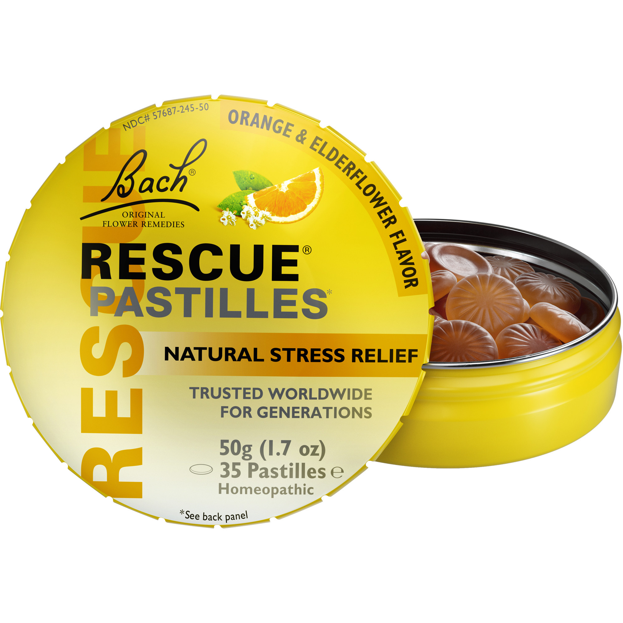 Bach Rescue Pastilles for Natural Stress Relief