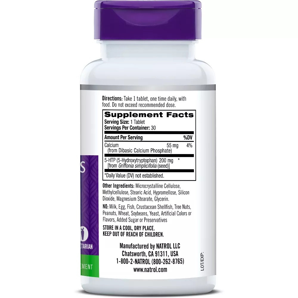 Natrol 5-HTP Mood & Stress 200mg Time Release Tablets