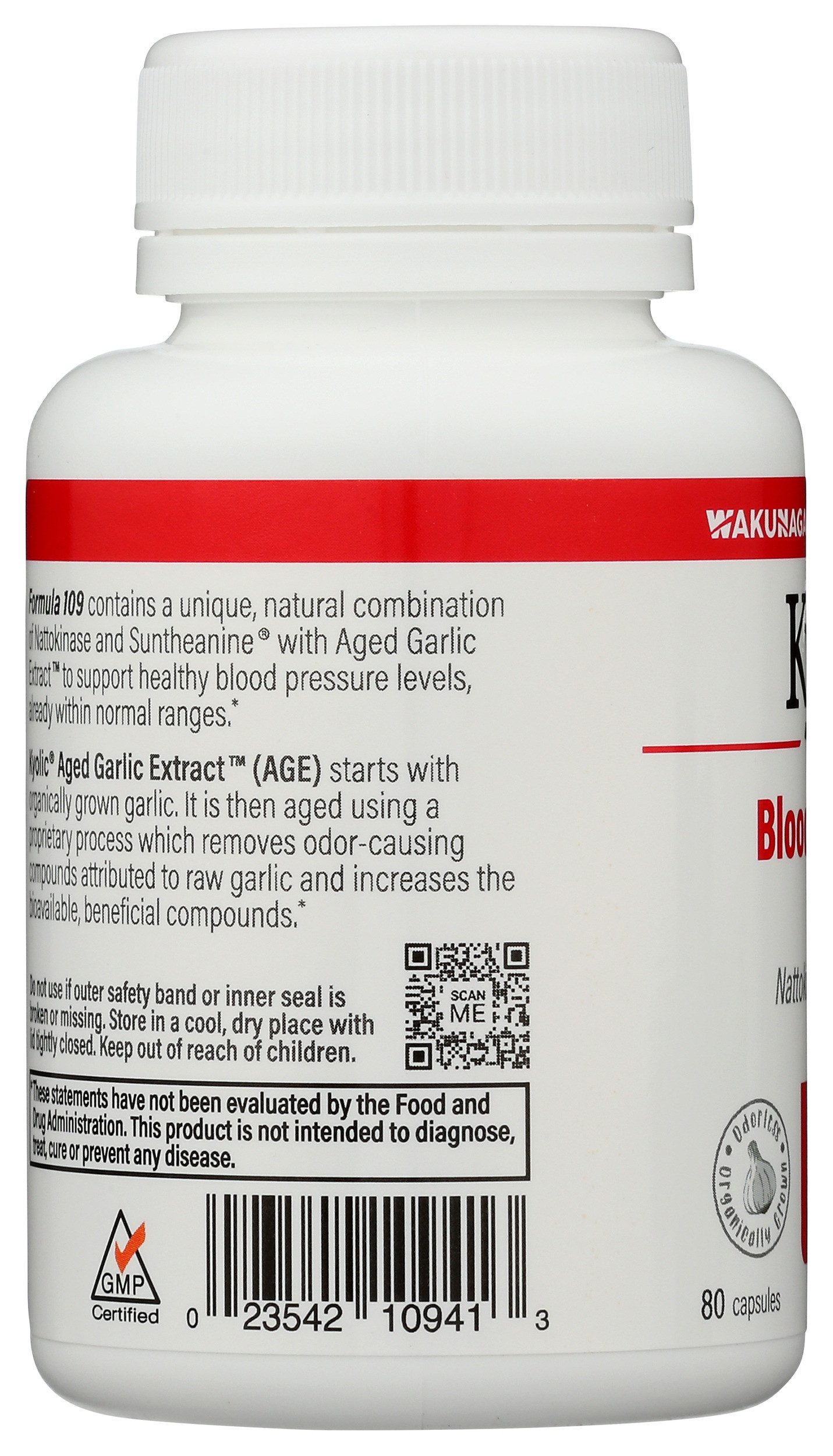 Kyolic Aged Garlic Extract Blood Pressure Health Formula 109