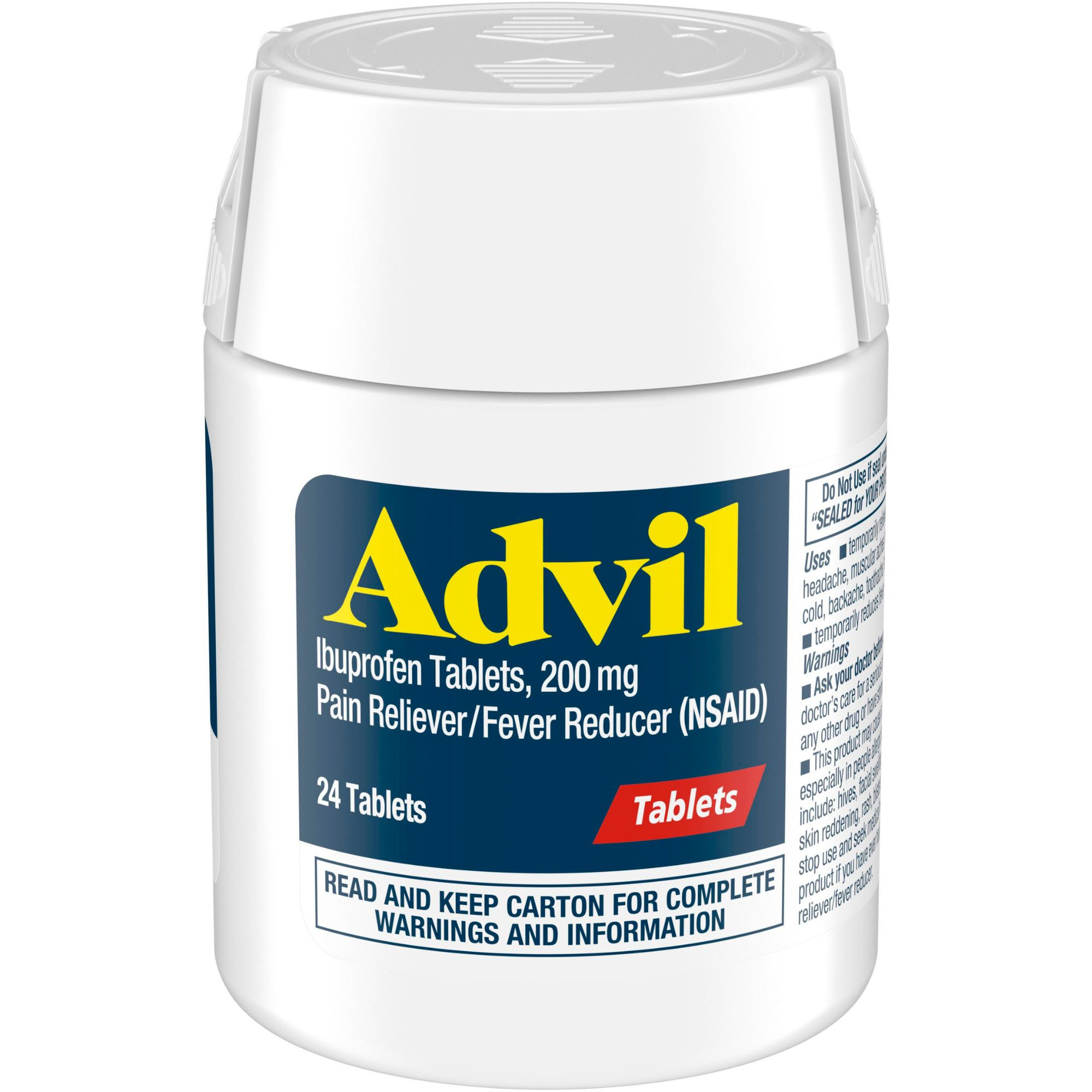 Advil Ibuprofen Pain Relief Tablet, 200 mg