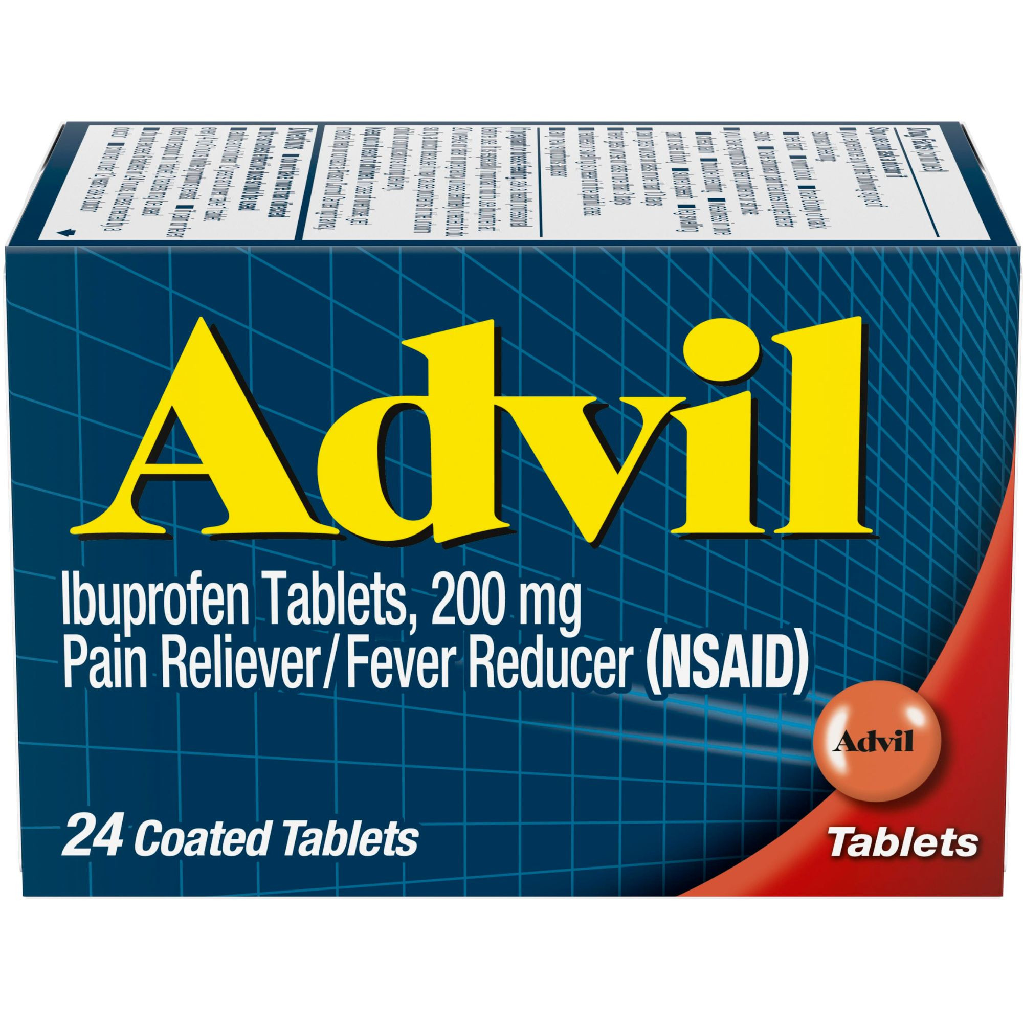 Advil Ibuprofen Pain Relief Tablet, 200 mg