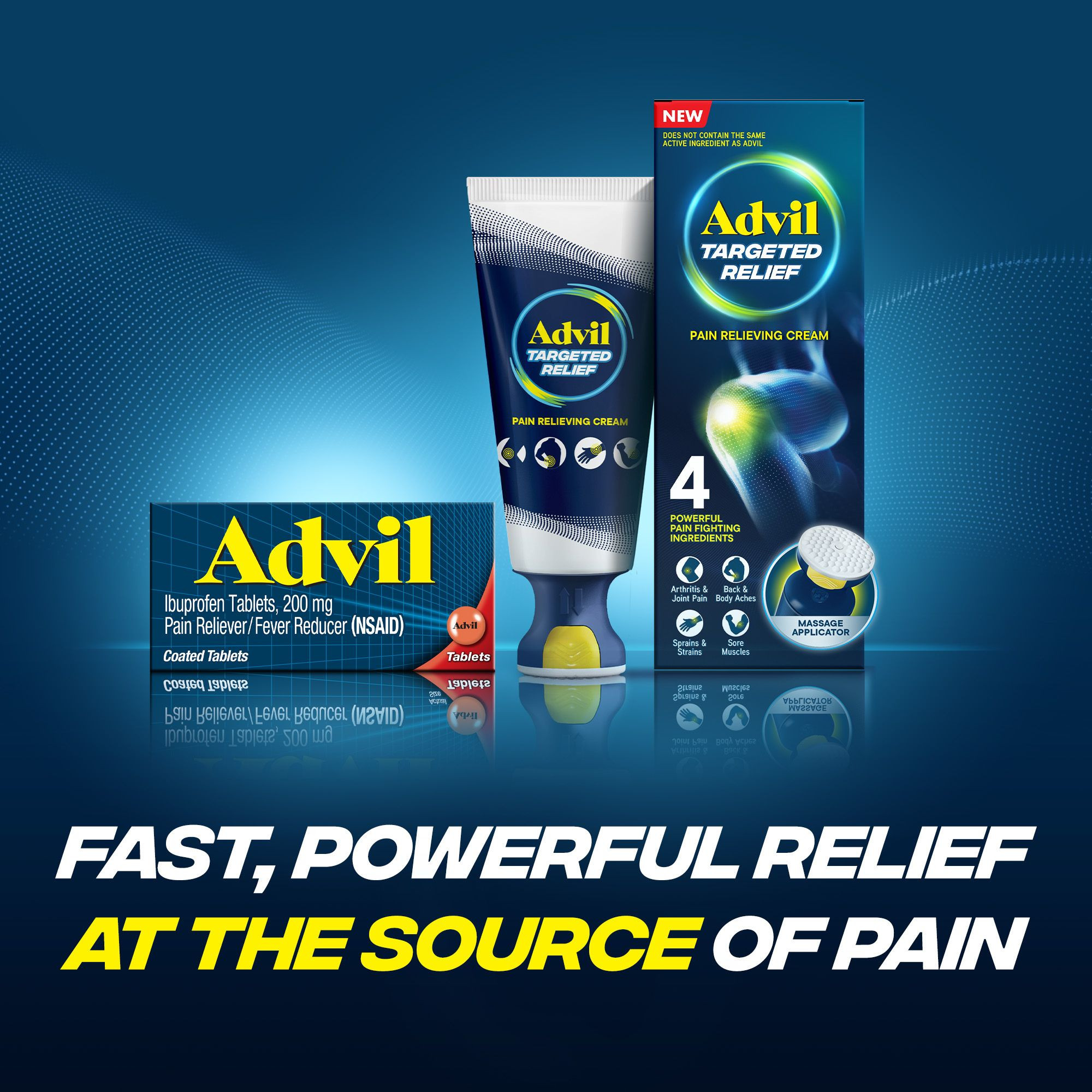 Advil Ibuprofen Pain Relief Tablet, 200 mg