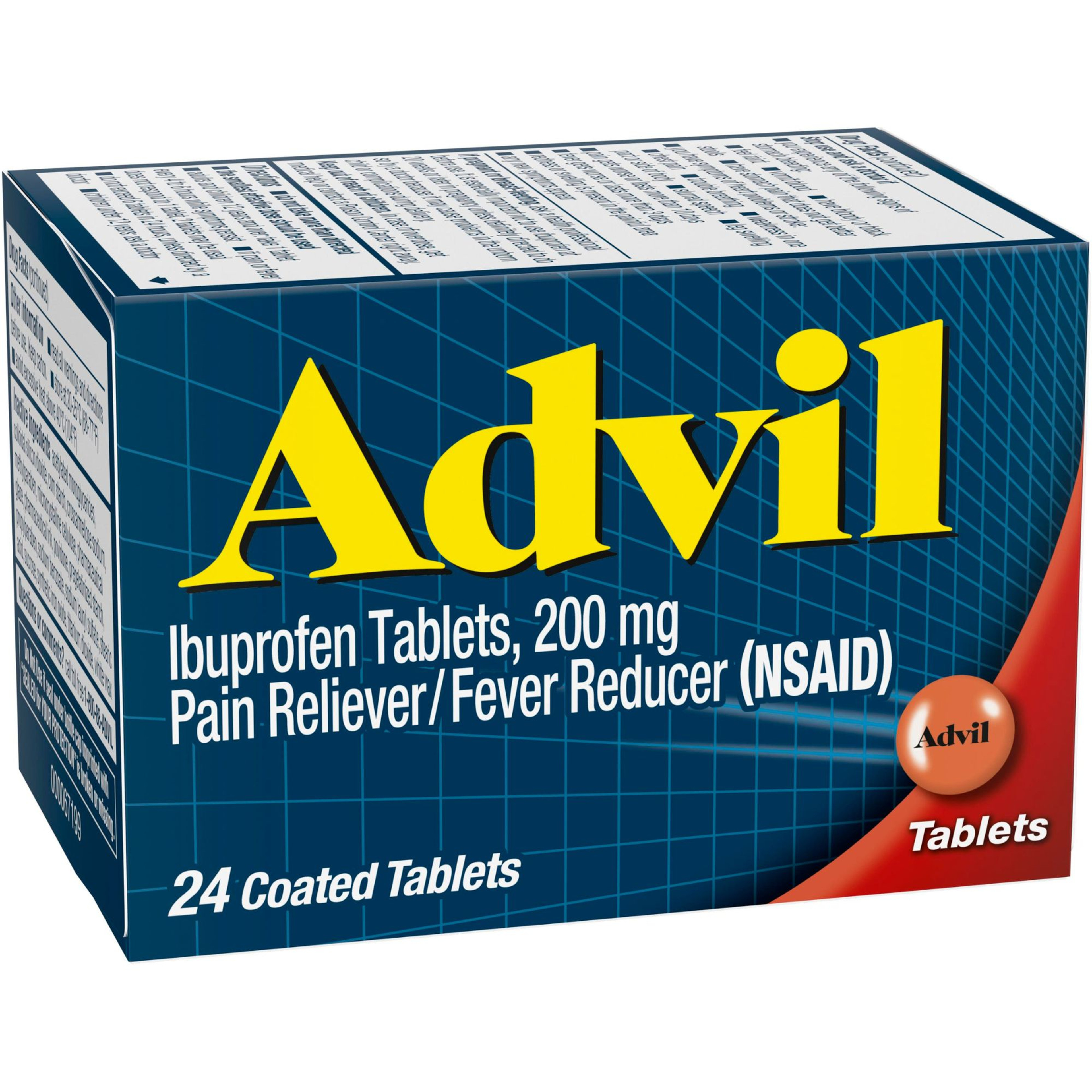 Advil Pain Reliever and Fever Reducer Tablets