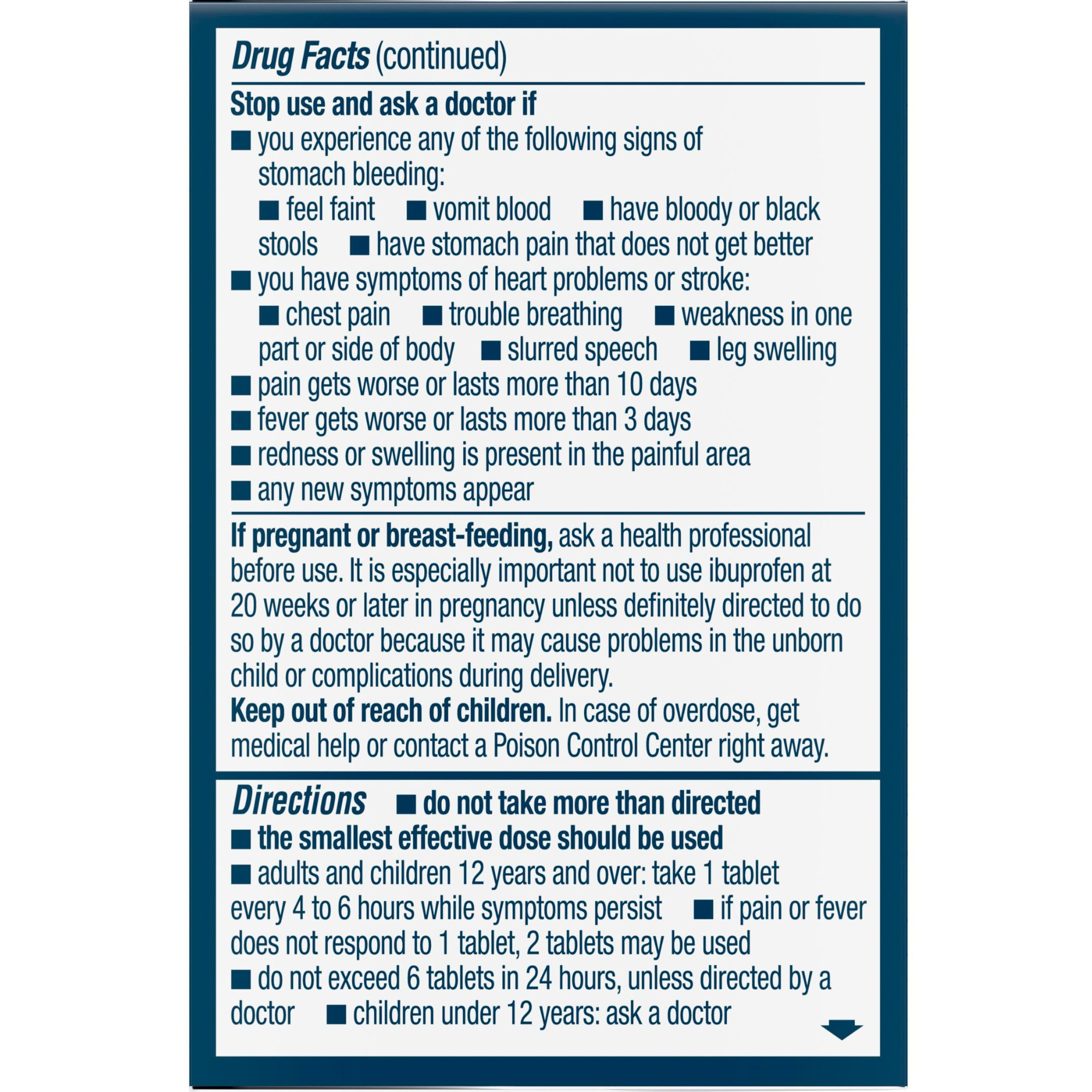 Advil Ibuprofen Pain Relief Tablet, 200 mg