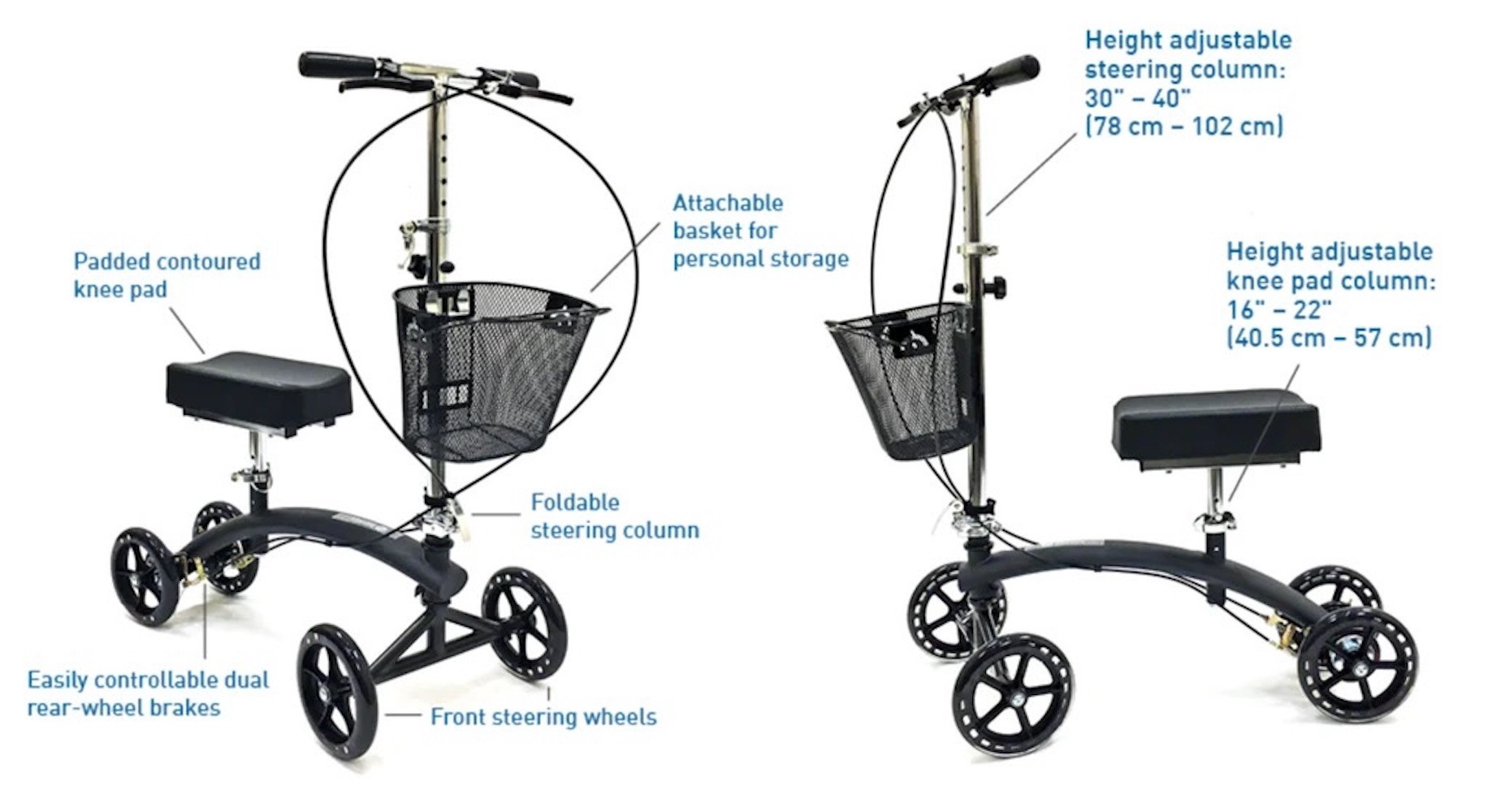 BodyMed Premium Knee Walker