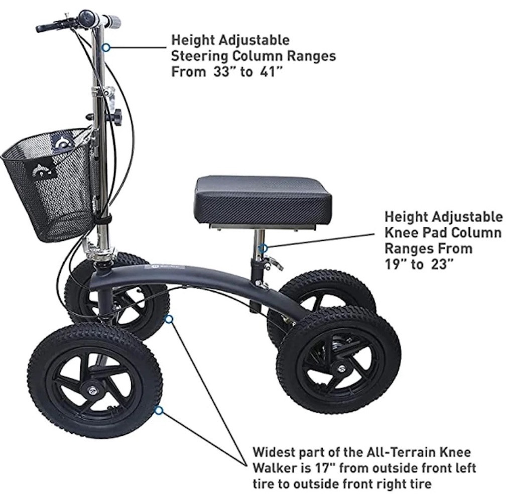 BodyMed All-Terrain Knee Walker
