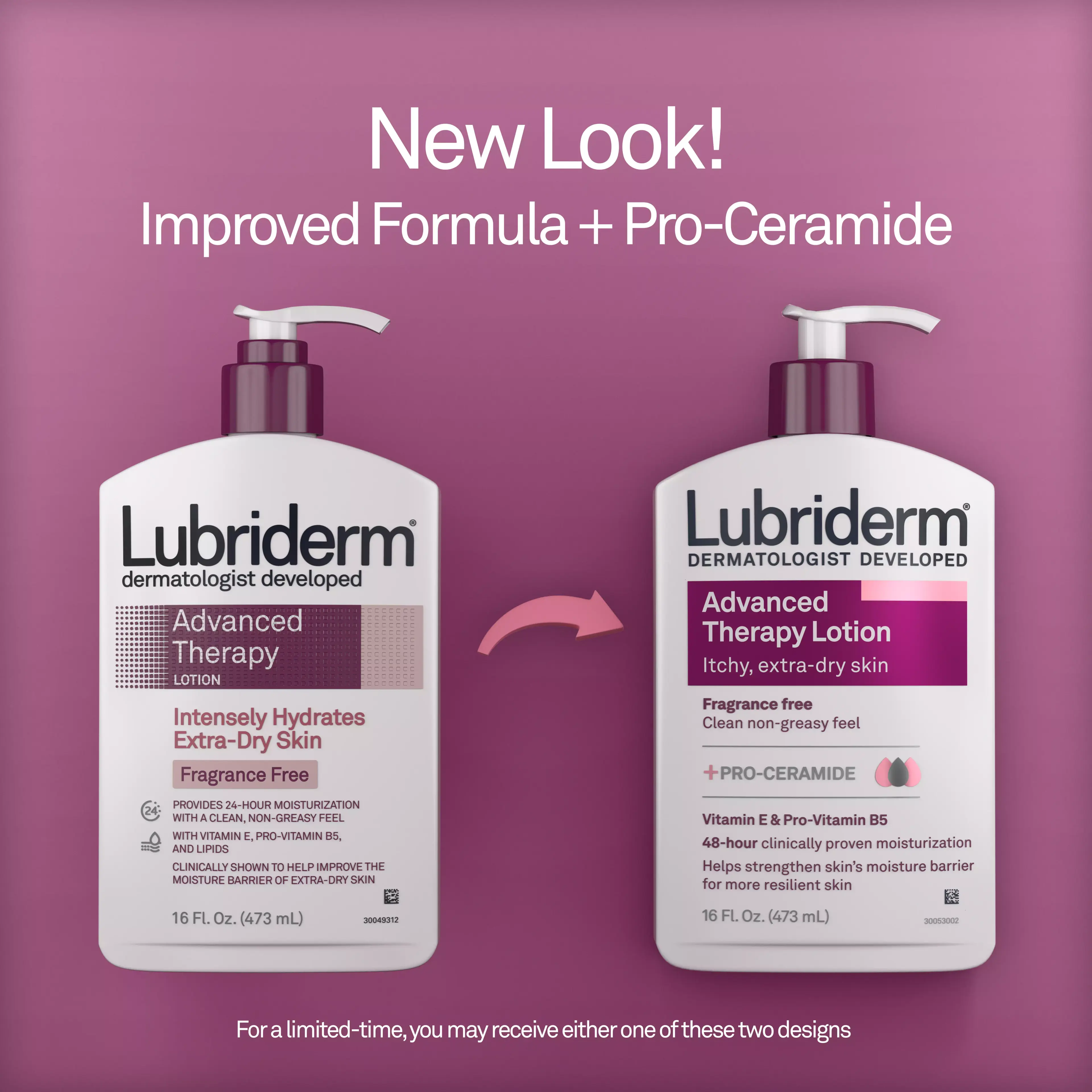 Lubriderm Advanced Therapy Lotion, Fragrance-Free
