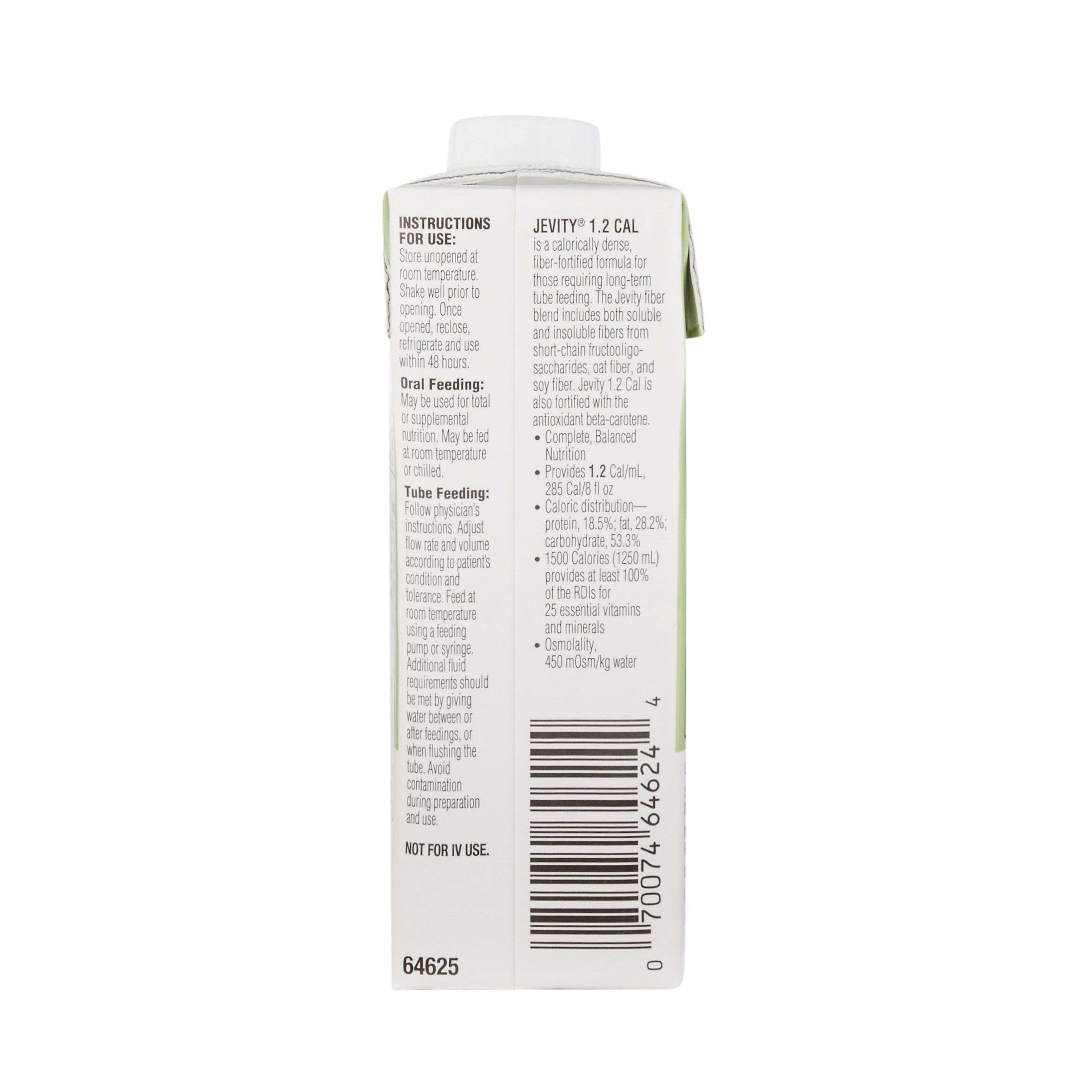 Jevity 1.2 Cal Tube Feeding Formula