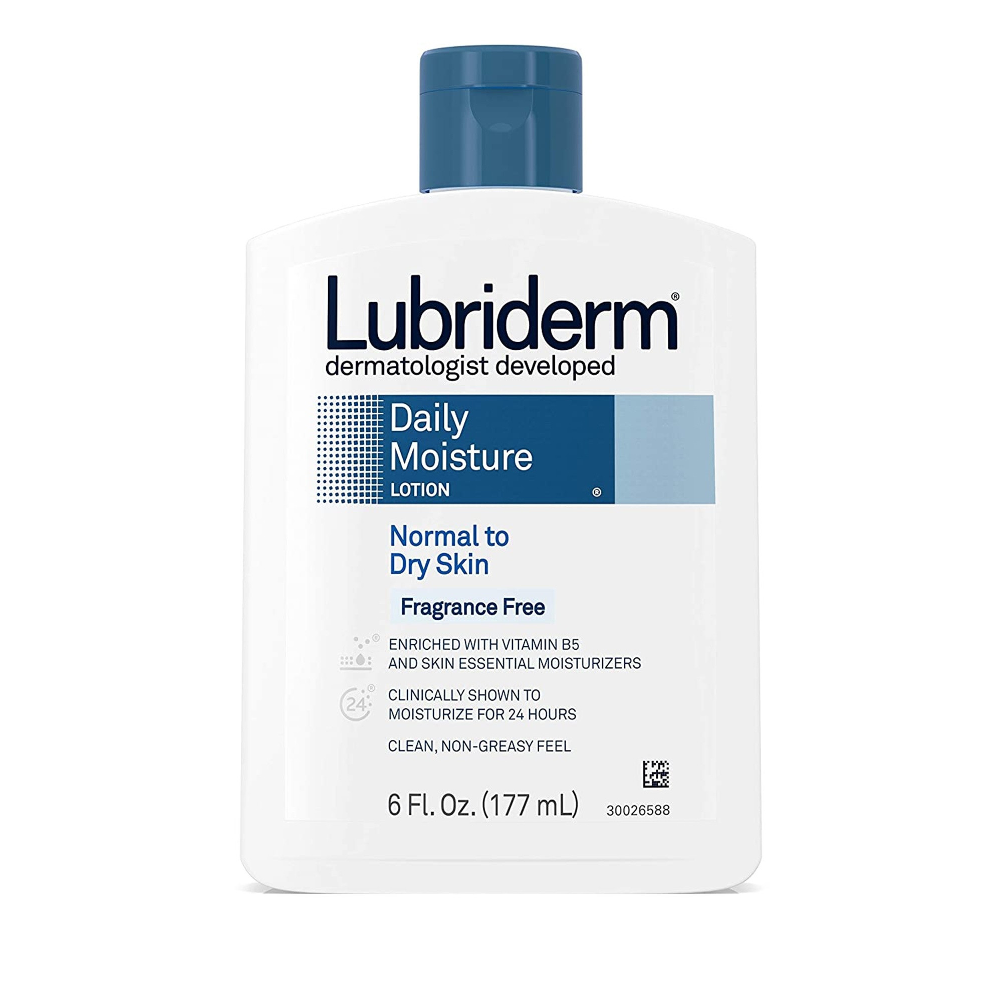 Lubriderm Daily Moisture Lotion, Fragrance Free, 6 oz.