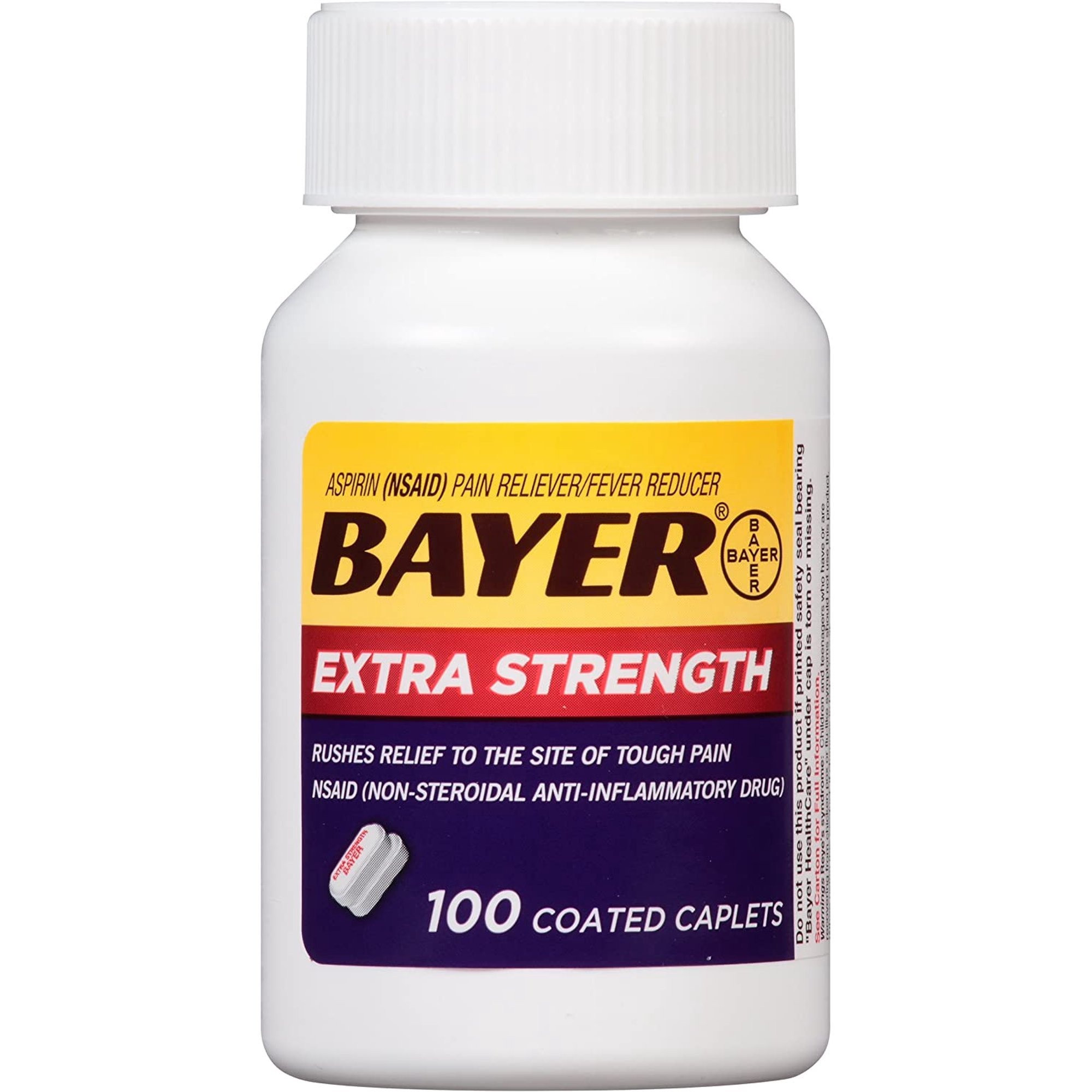 Bayer Extra Strength Aspirin 500 mg | Shop at Carewell