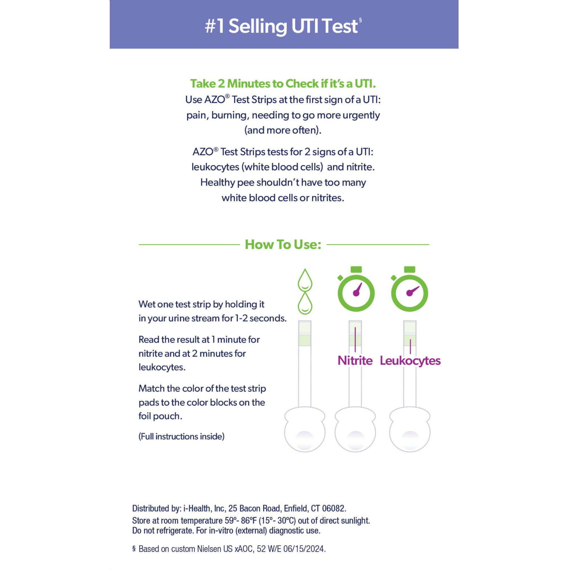 AZO Urinary Tract Infection Test Strips