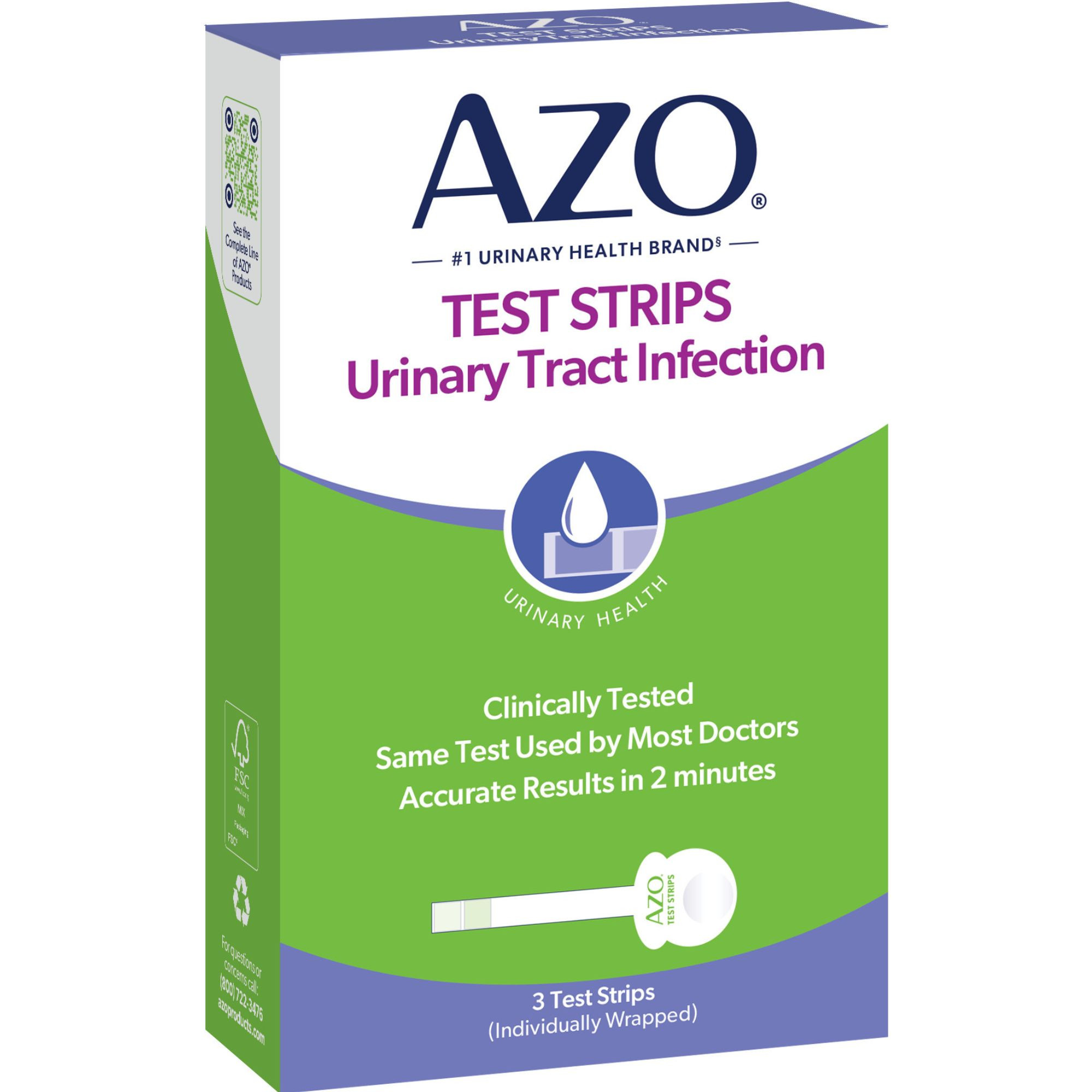 AZO Urinary Tract Infection Test Strips, 78765103267