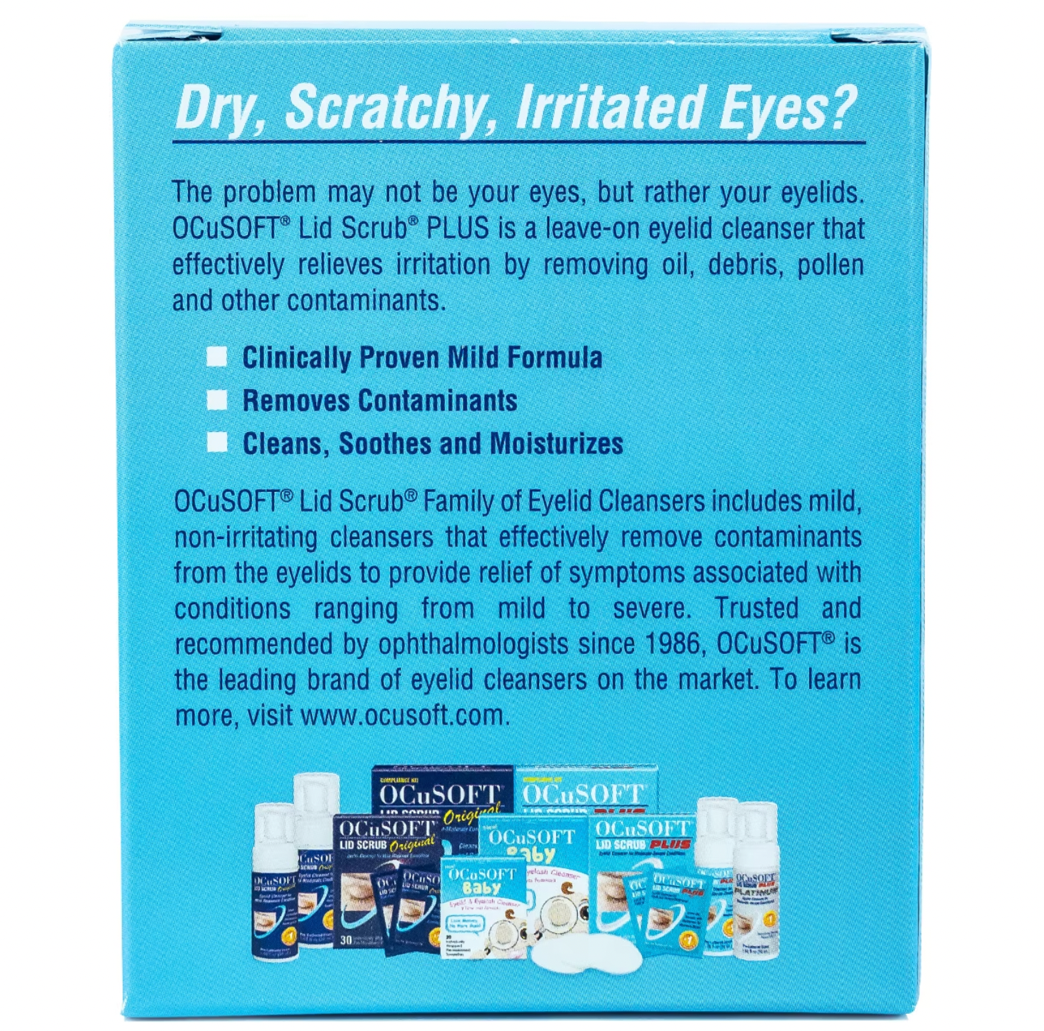 OCuSOFT Lid Scrub Plus, Pre-Moistened Pads