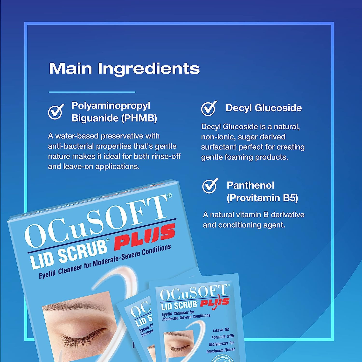 OCuSOFT Lid Scrub Plus, Pre-Moistened Pads