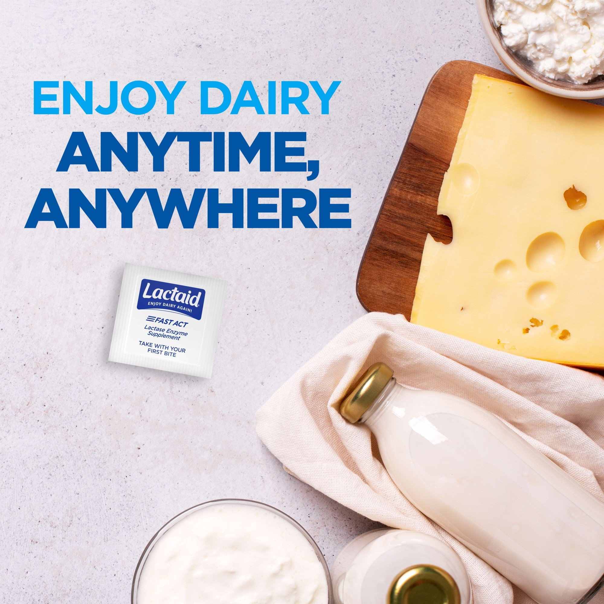 Lactaid Fast Act Lactose Relief Chewables