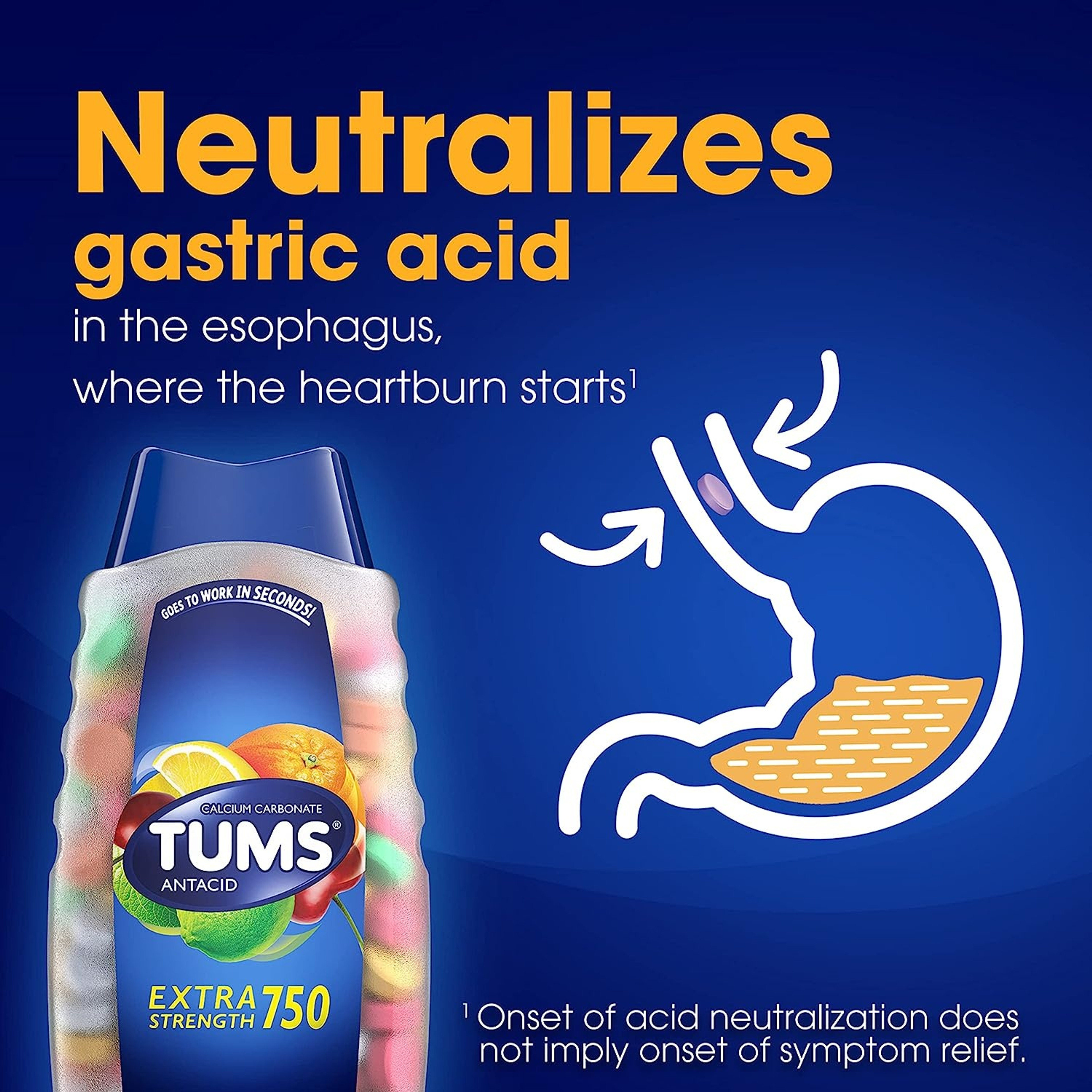 Tums Extra Strength, 750mg