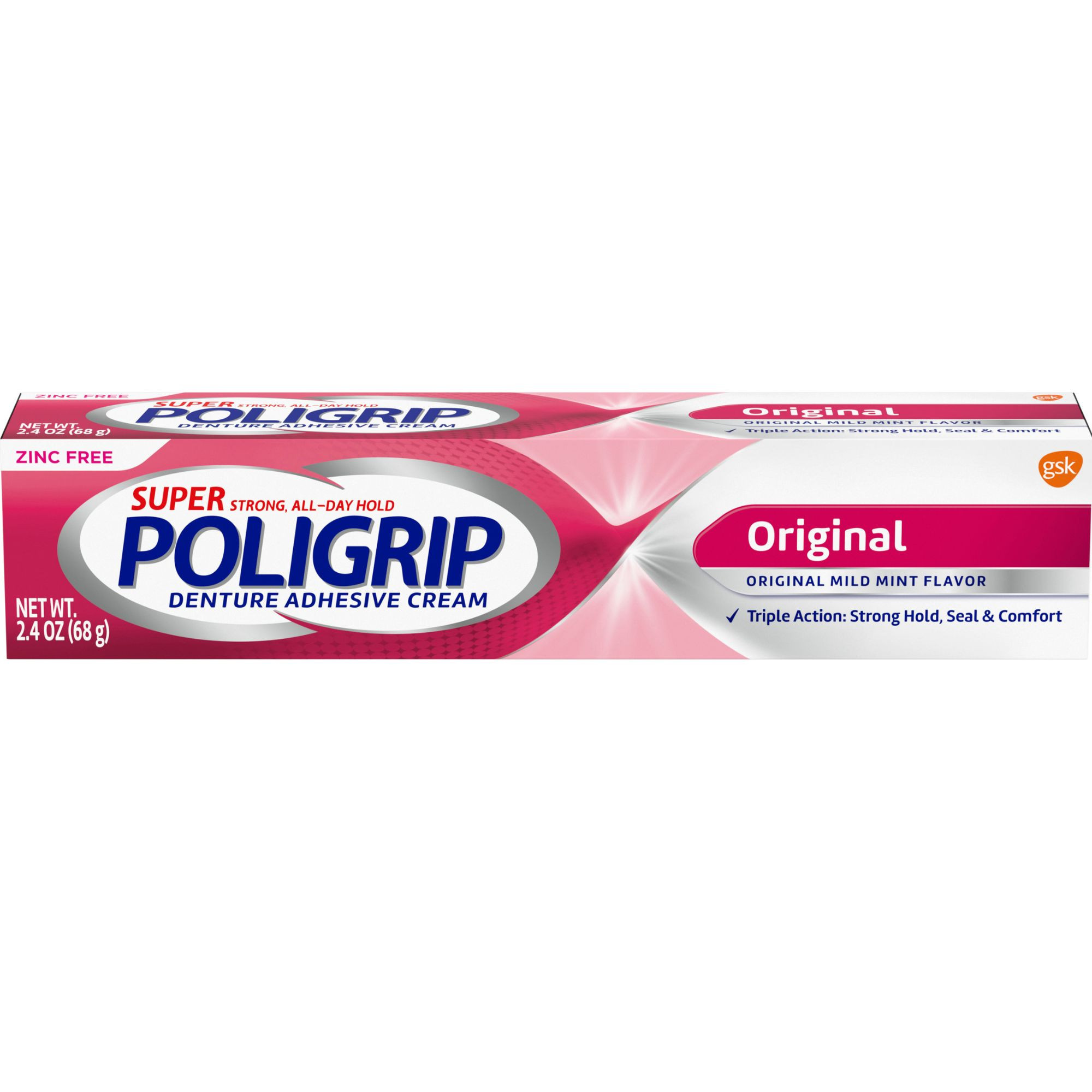 Super Poligrip Original Denture Adhesive Cream