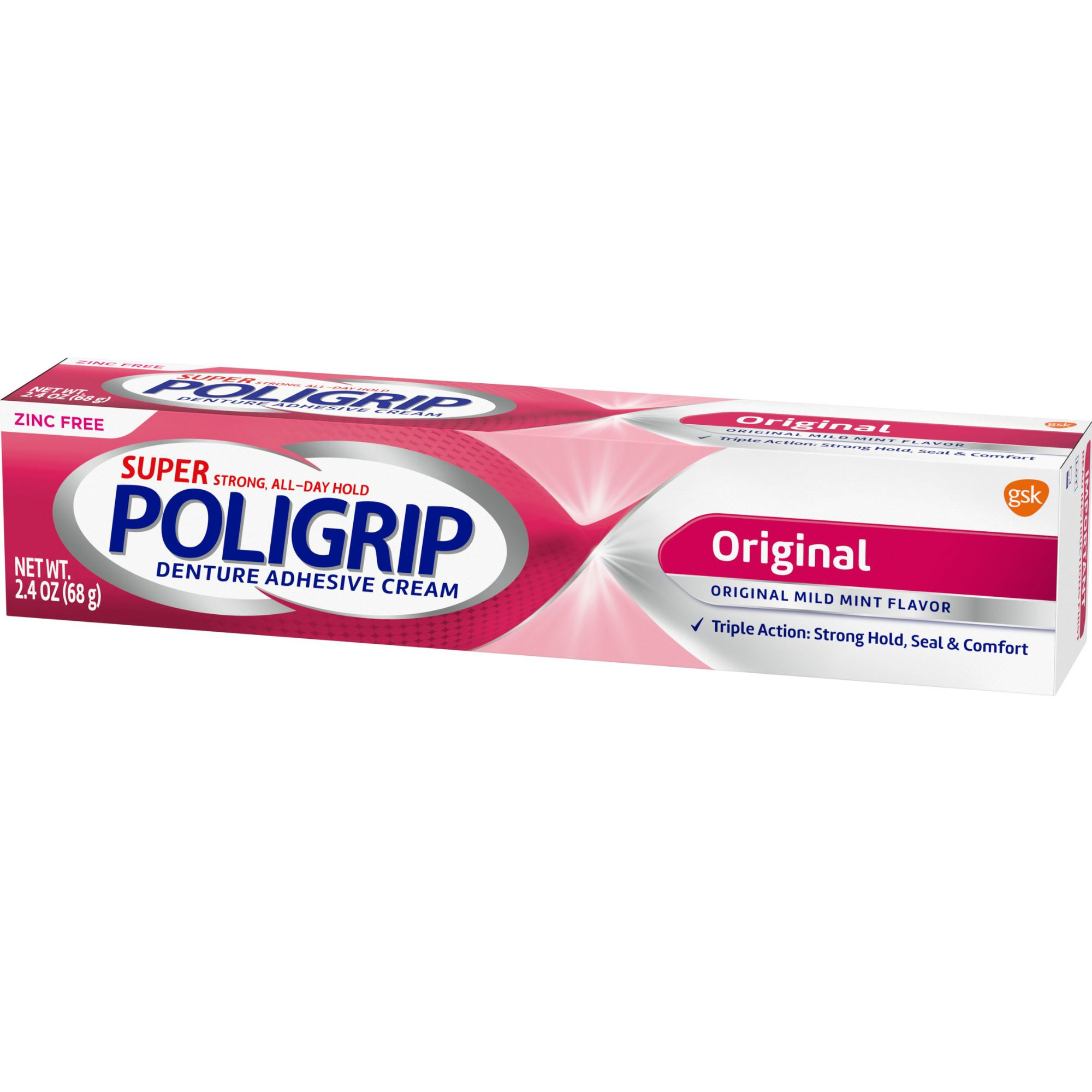 Super Poligrip Original Denture Adhesive Cream