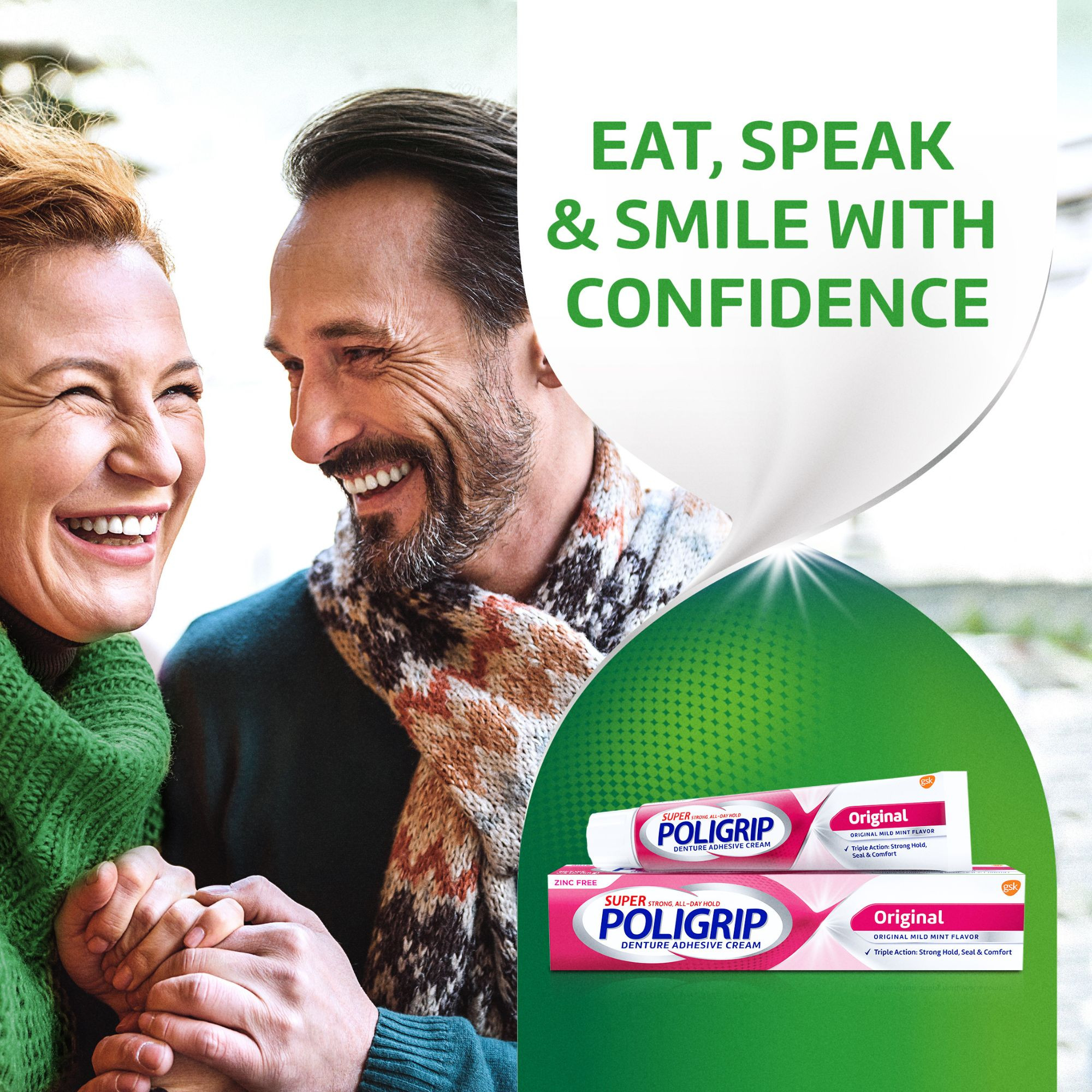 Super Poligrip Original Denture Adhesive Cream