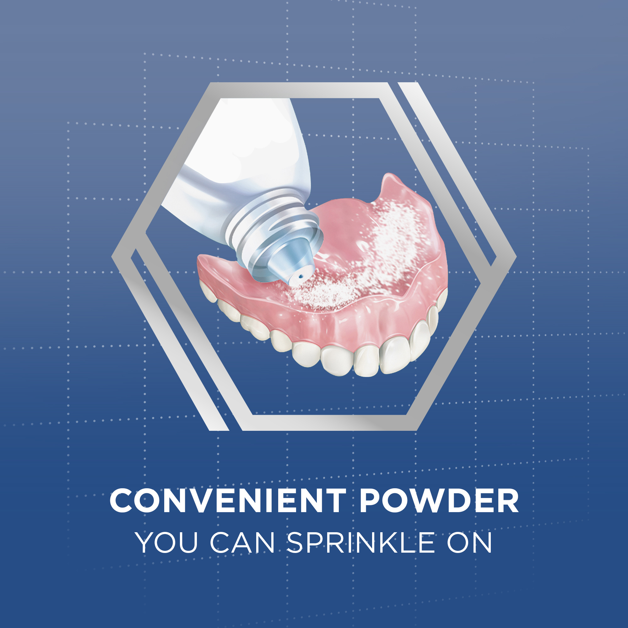 Super Poligrip Extra Strength Denture Adhesive Powder