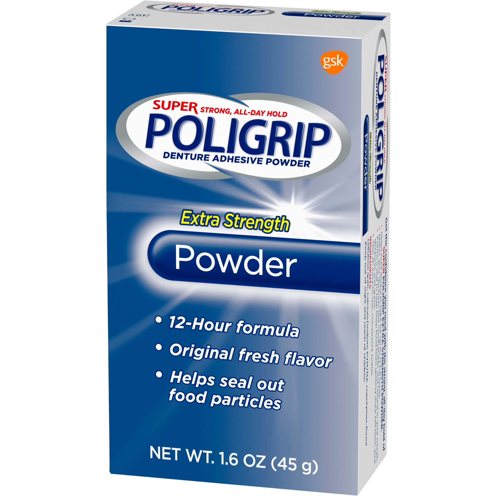 Super Poligrip Extra Strength Denture Adhesive Powder
