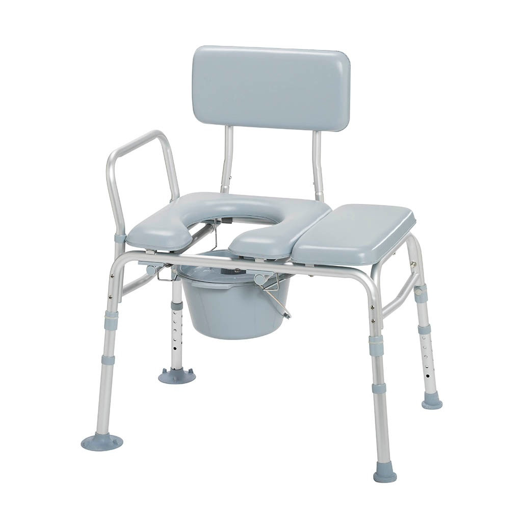 Drive Combination Padded Transfer Bench/Commode